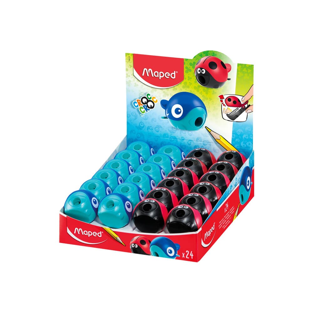 Maped Kalemtraş Croc Croc Easy Tek Delikli