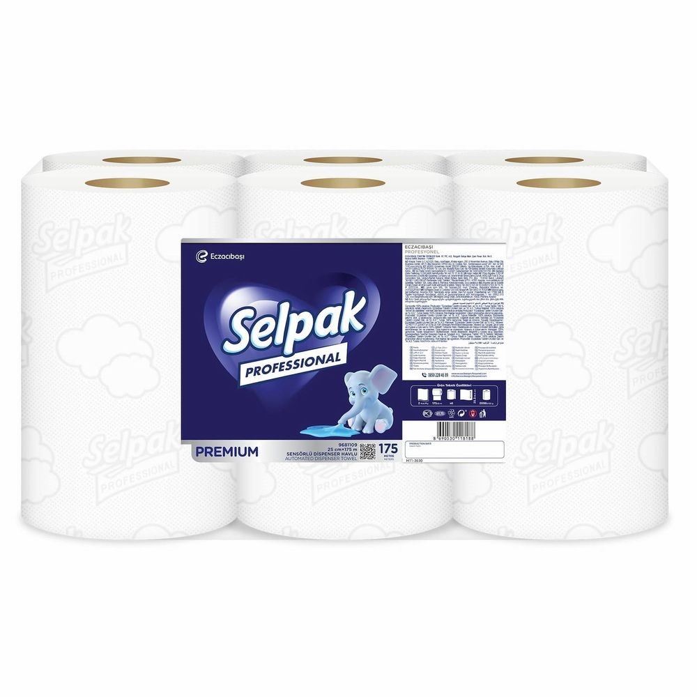 Selpak Professional Sensörlü Havlu 25 cm 175 m 6'lı