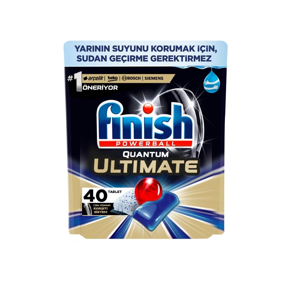 Finish Bulaşık Makinesi Tableti Quantum Ultimate 40'lı