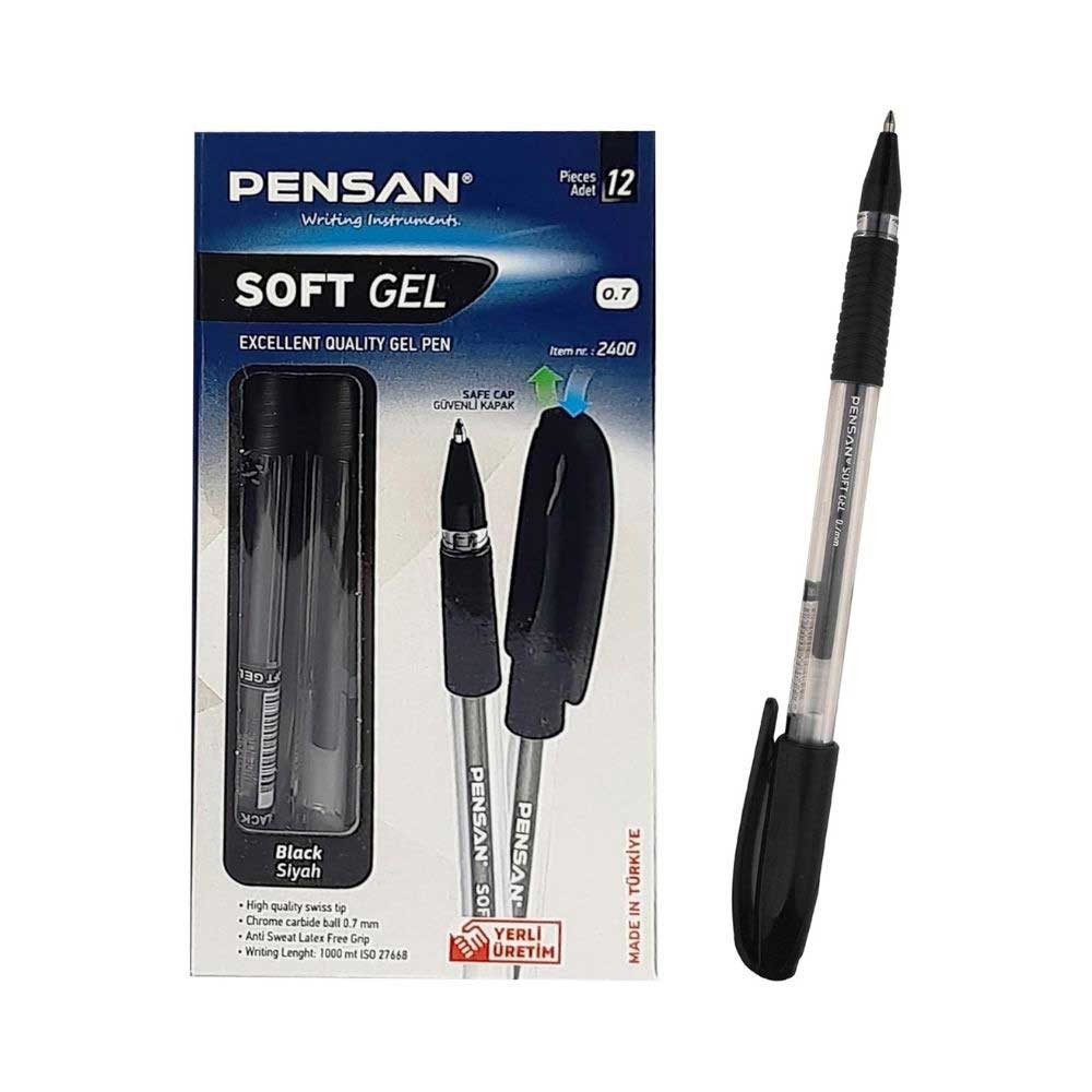 Pensan Jel Kalem Soft 0.7 mm Siyah