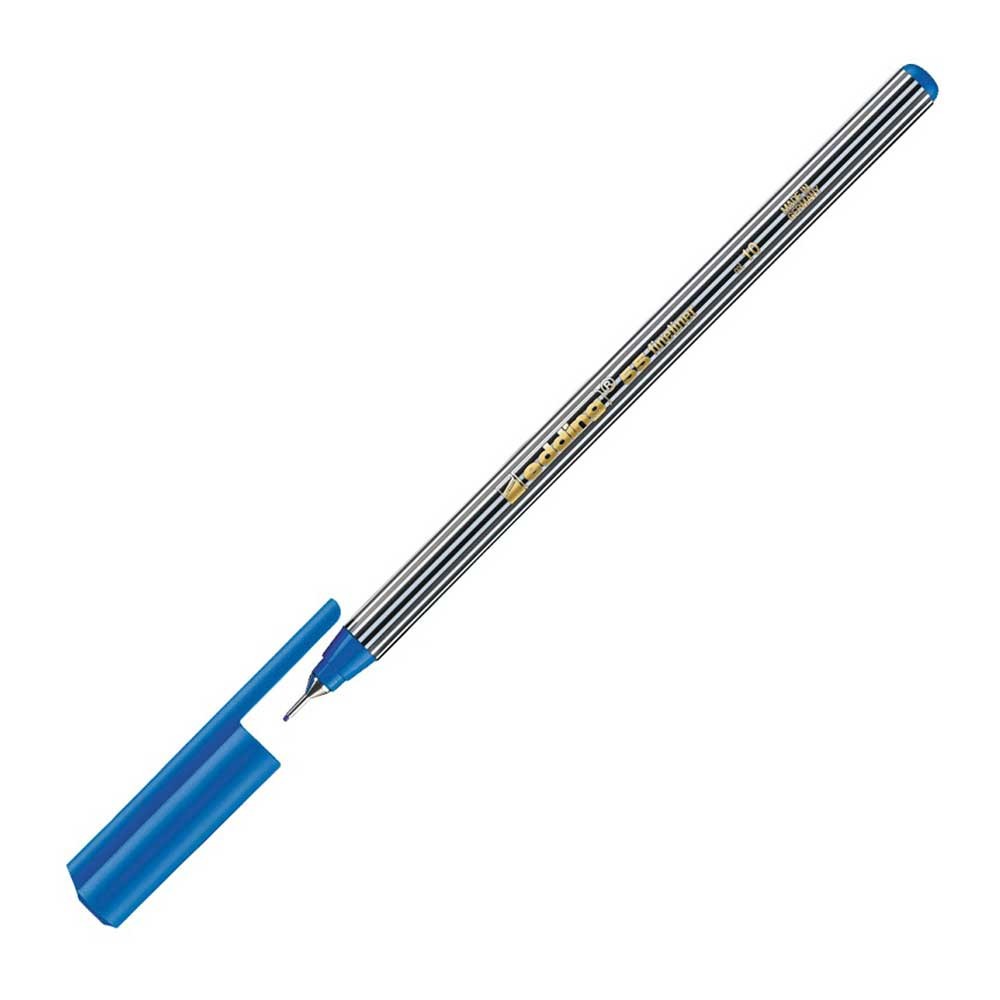 Edding Fineliner Keçeli Kalem İnce Uçlu Açık Mavi