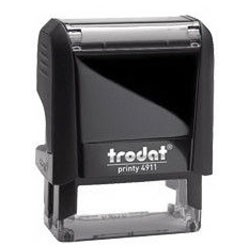 Trodat Otomatik Kaşe 38x14 mm Mavi