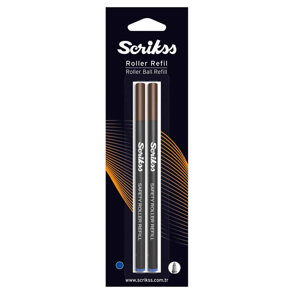 Scrikss Roller Kalem Refili 0.7 mm 2'li Mavi