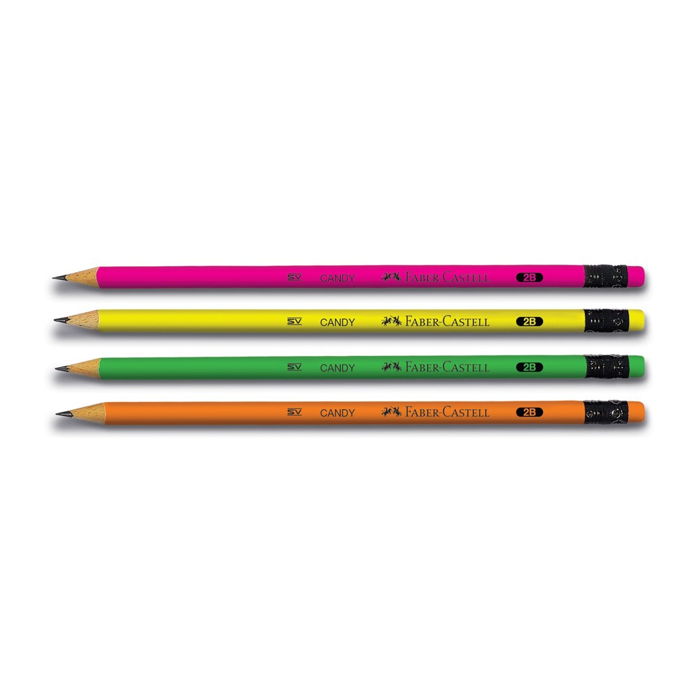 Faber-Castell Kurşun Kalem Candy Silgili 2B