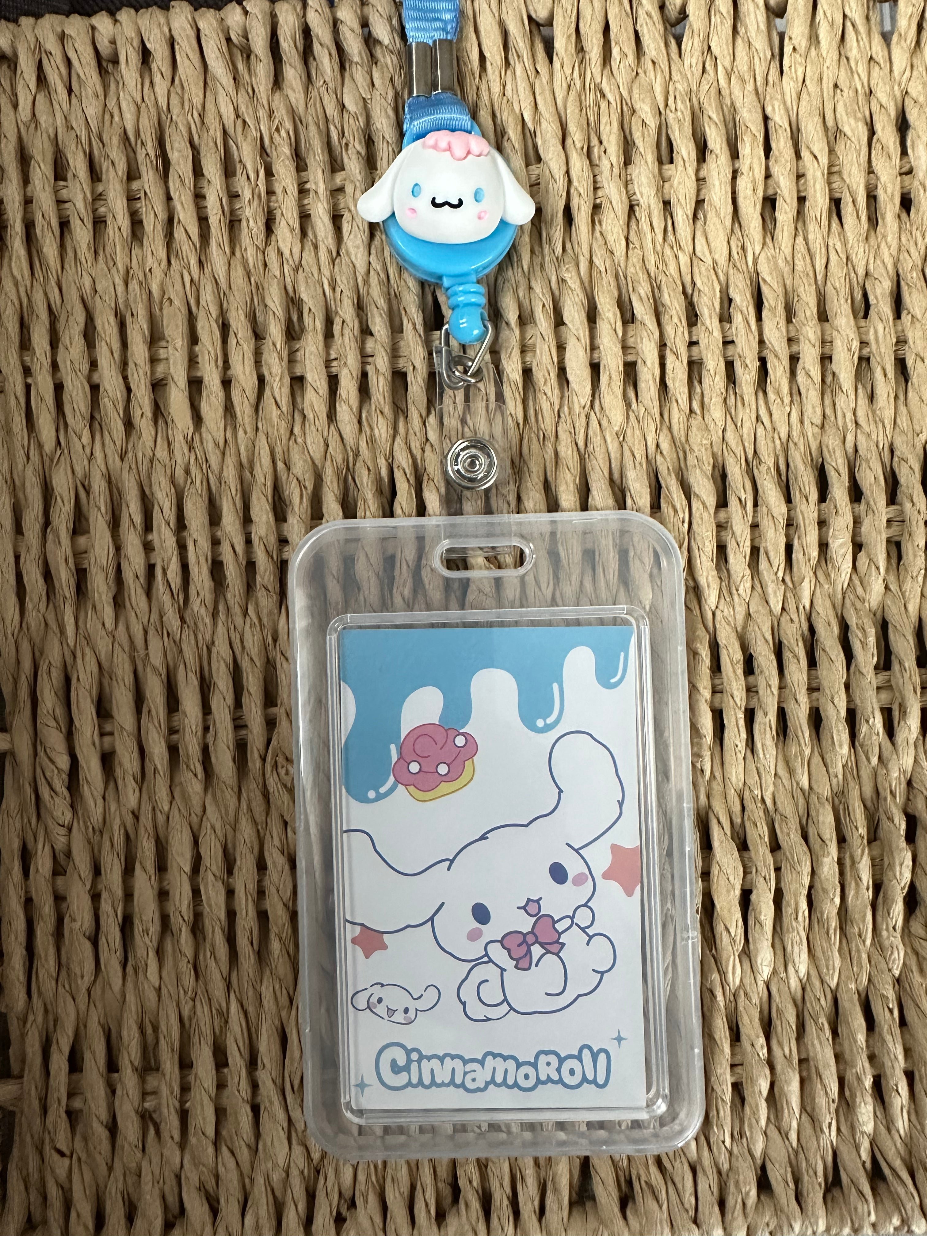 Şeffaf Yoyo Askılı Kartlık - Cinnamoroll