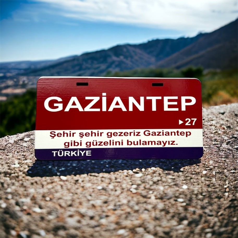 Gaziantep Sokak Tabelası