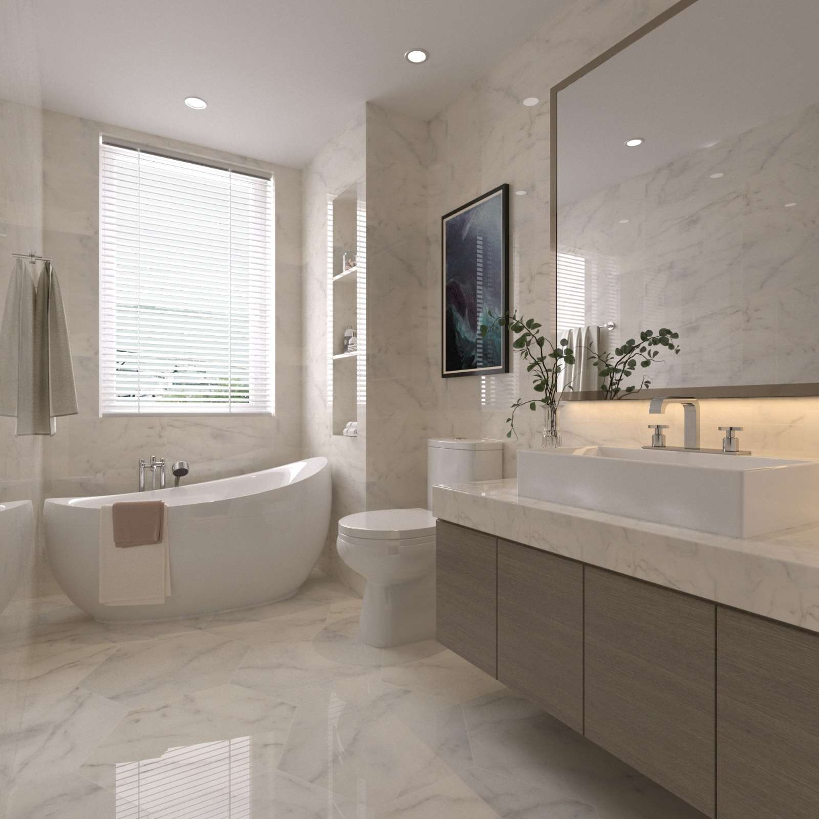 Marble Bathroom Tiles