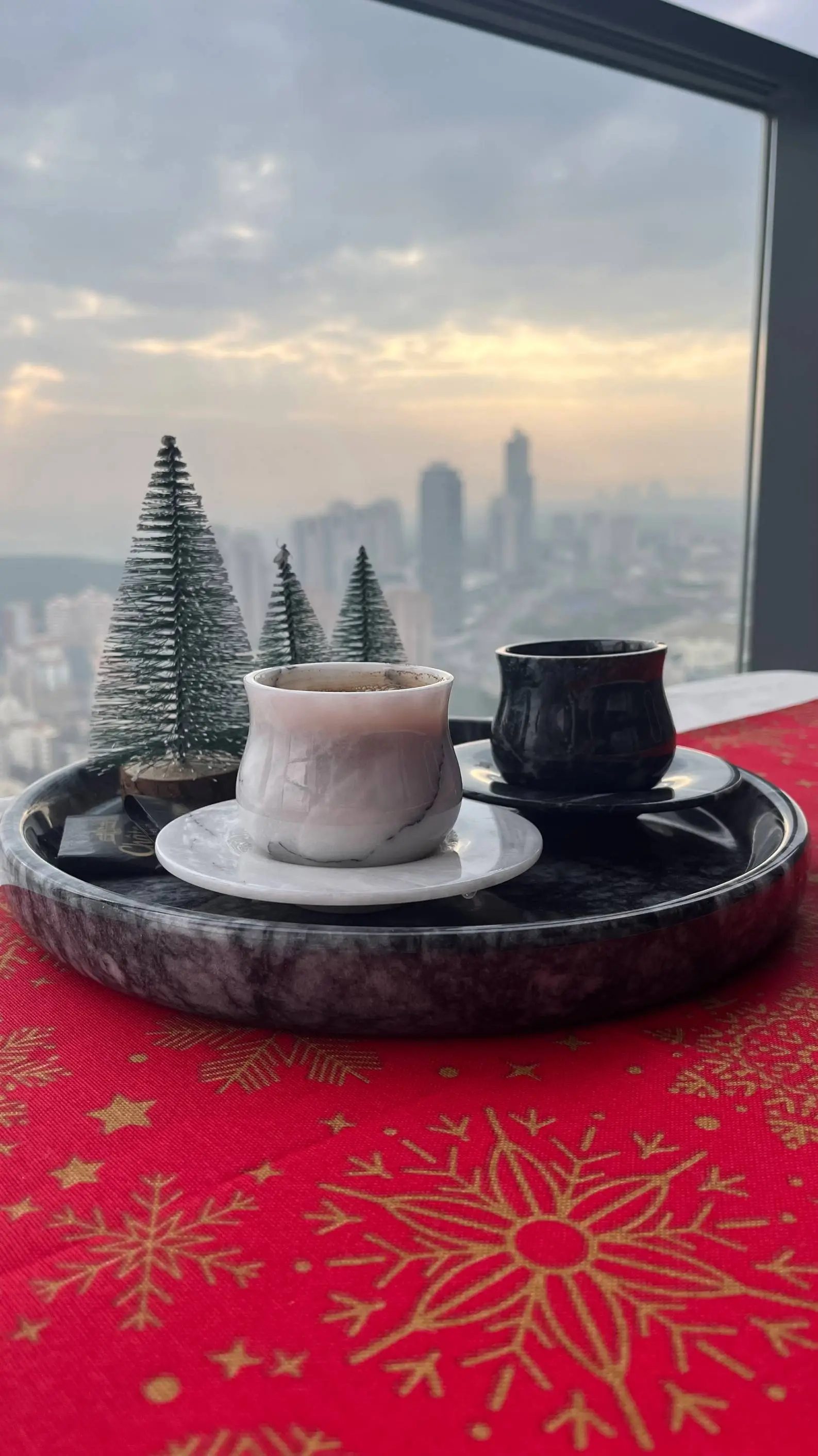 Marble Turkish Coffee Set (1 pack)