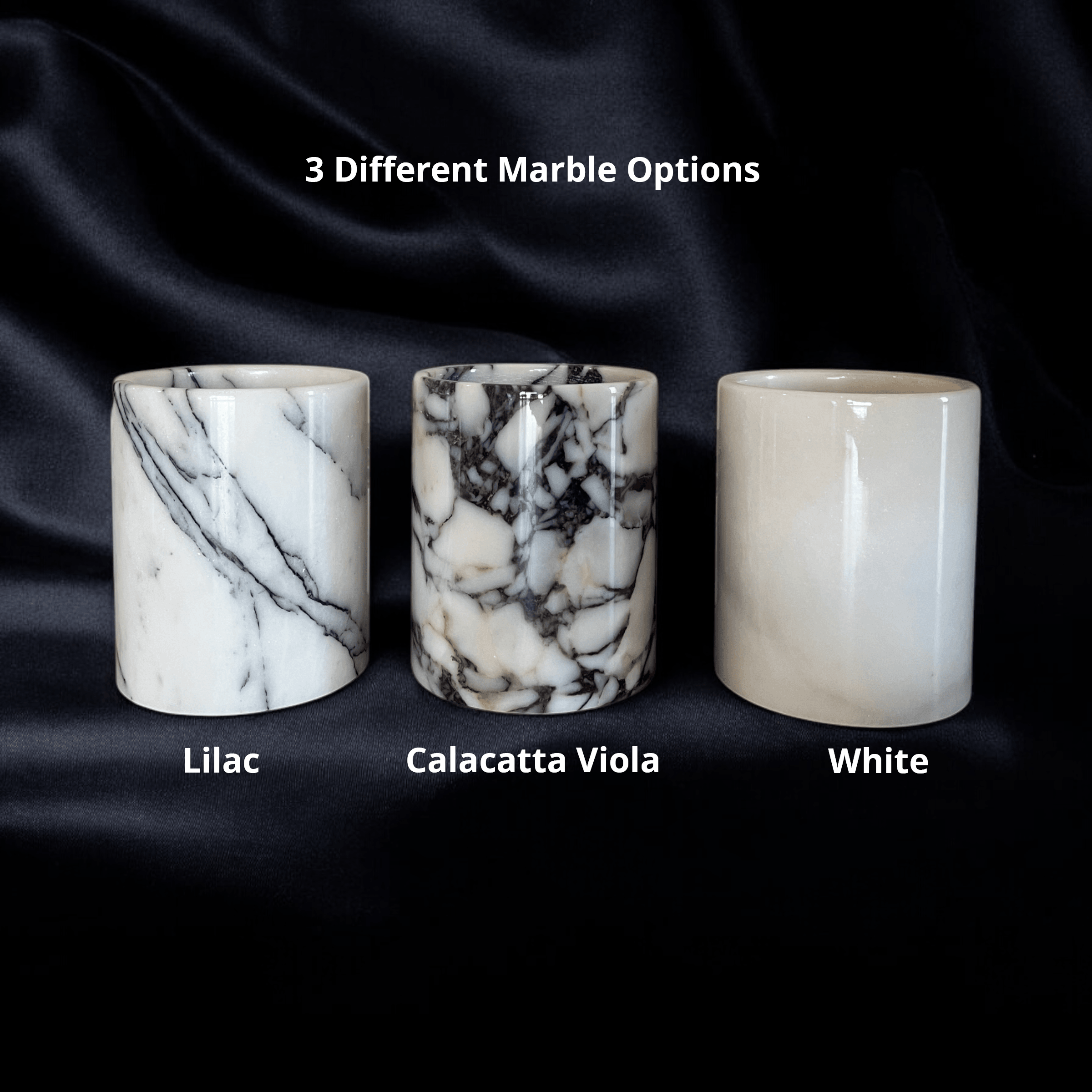 Marble Spoon Holder & Decorative Vase - Large Size