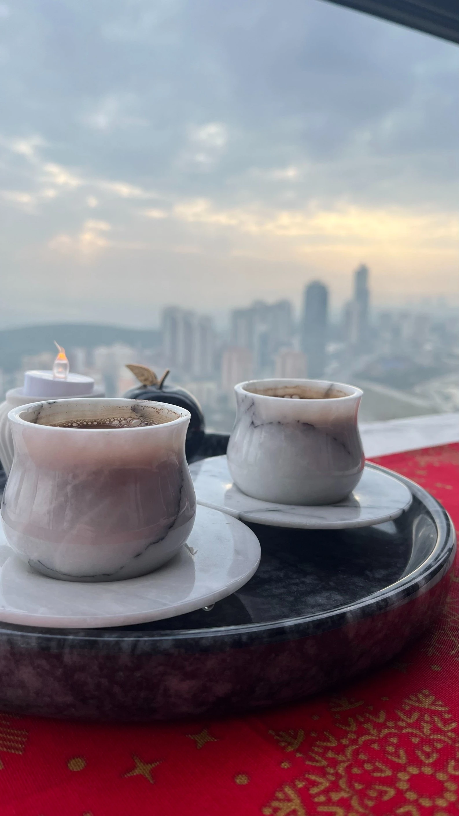 Marble Turkish Coffee Set (1 pack)