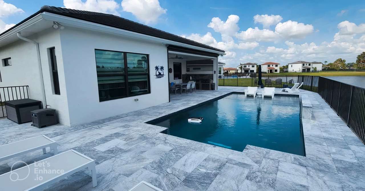 Marble Pool Pavers - Sky Marble