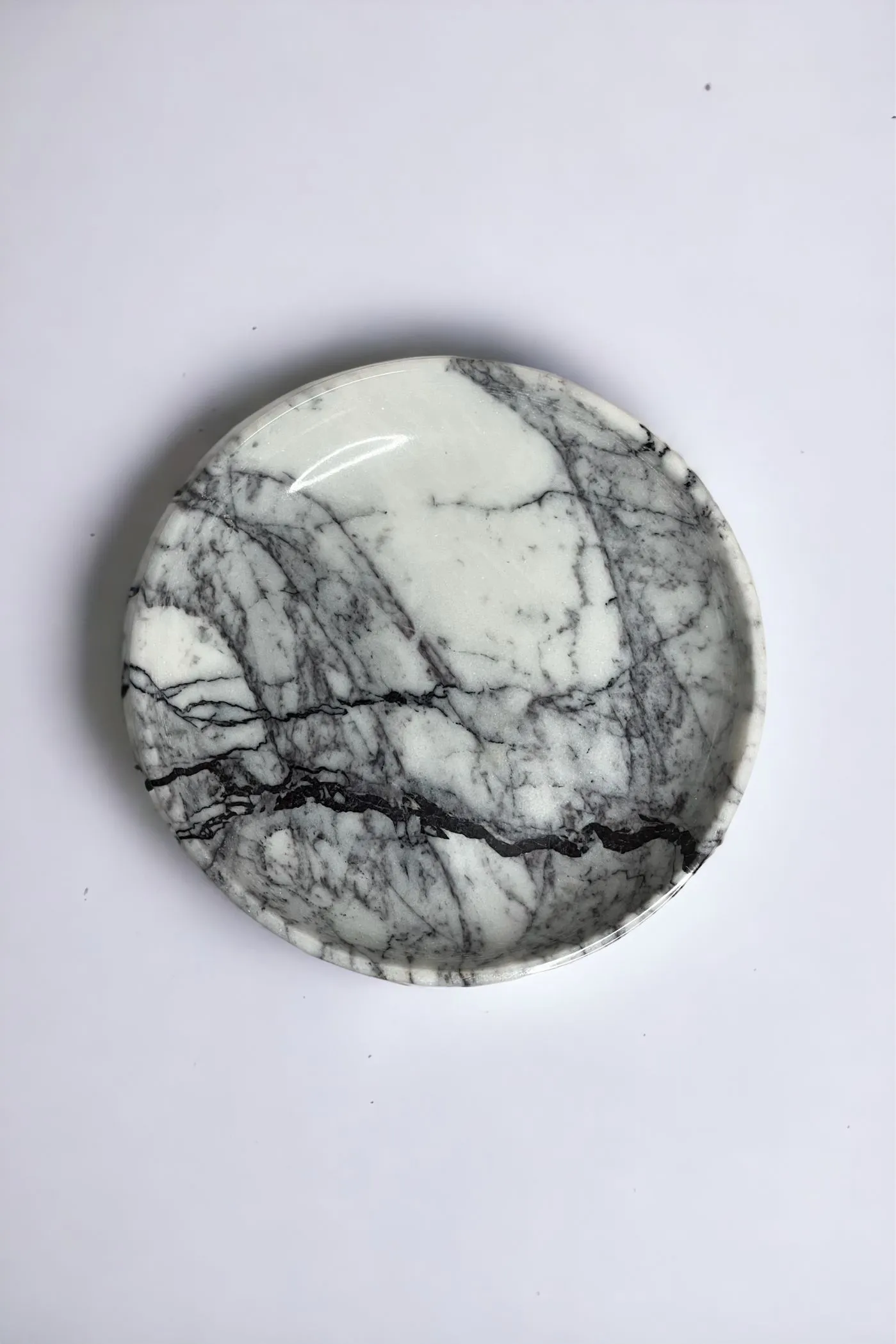 Lilac Marble Fruit Bowl