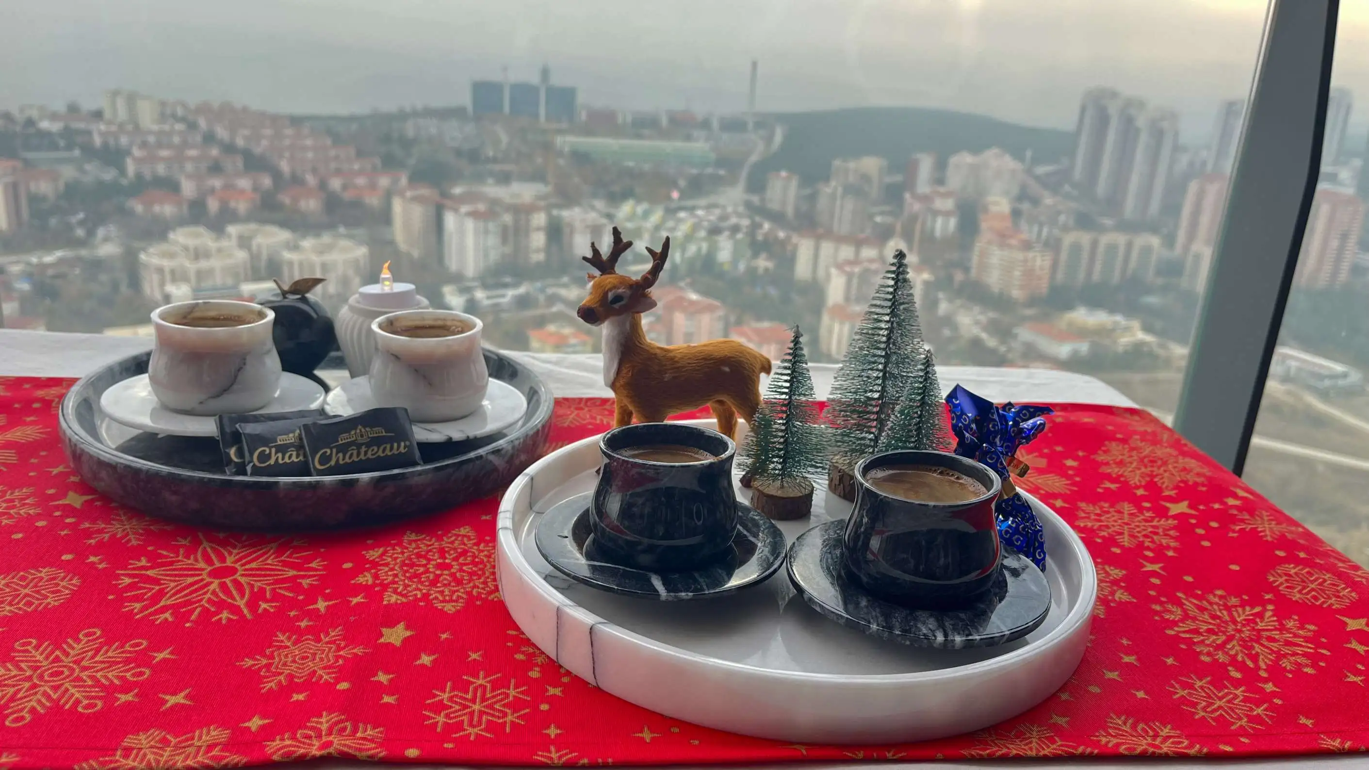 Marble Turkish Coffee Set (1 pack)