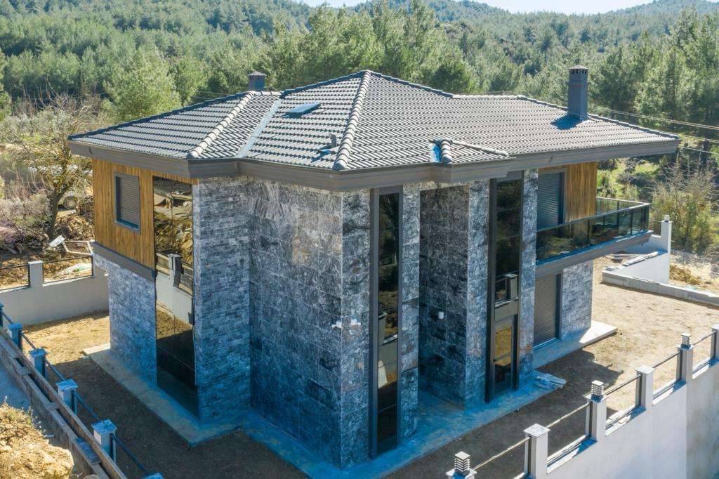 Exterior Wall Tiles Pineta Black Marble