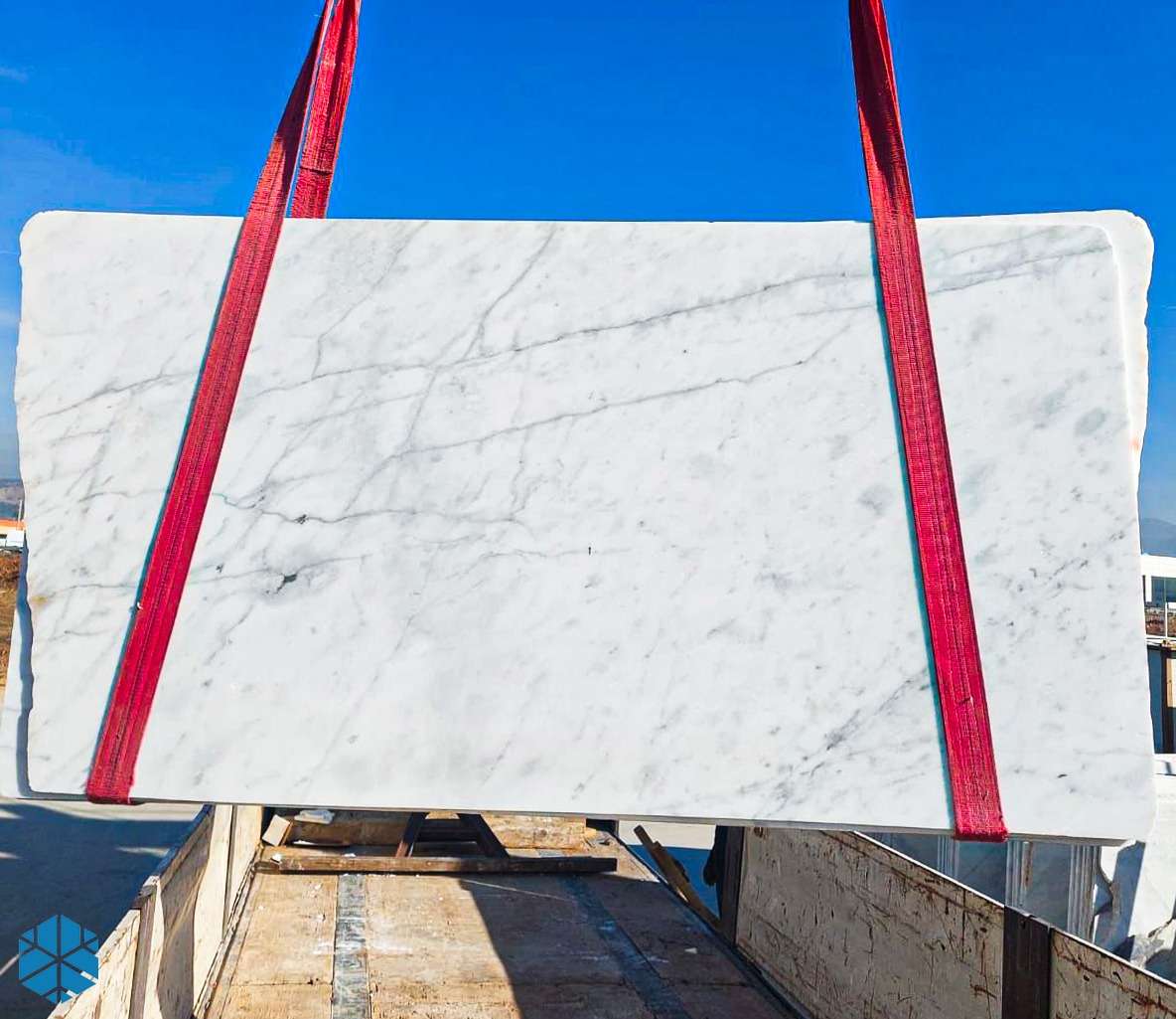Arctic White Marble Slab