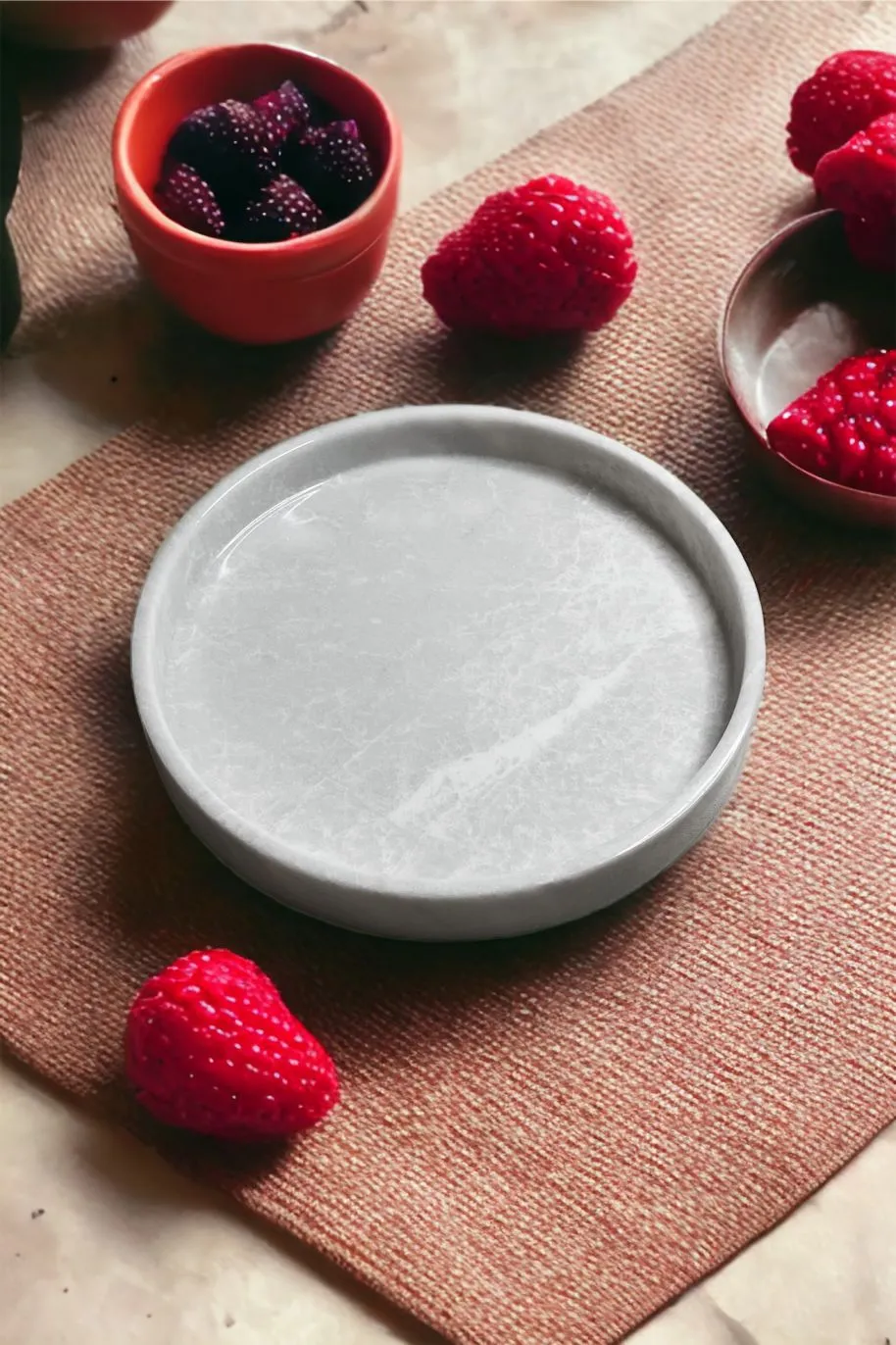 White Marble Decorative Tray