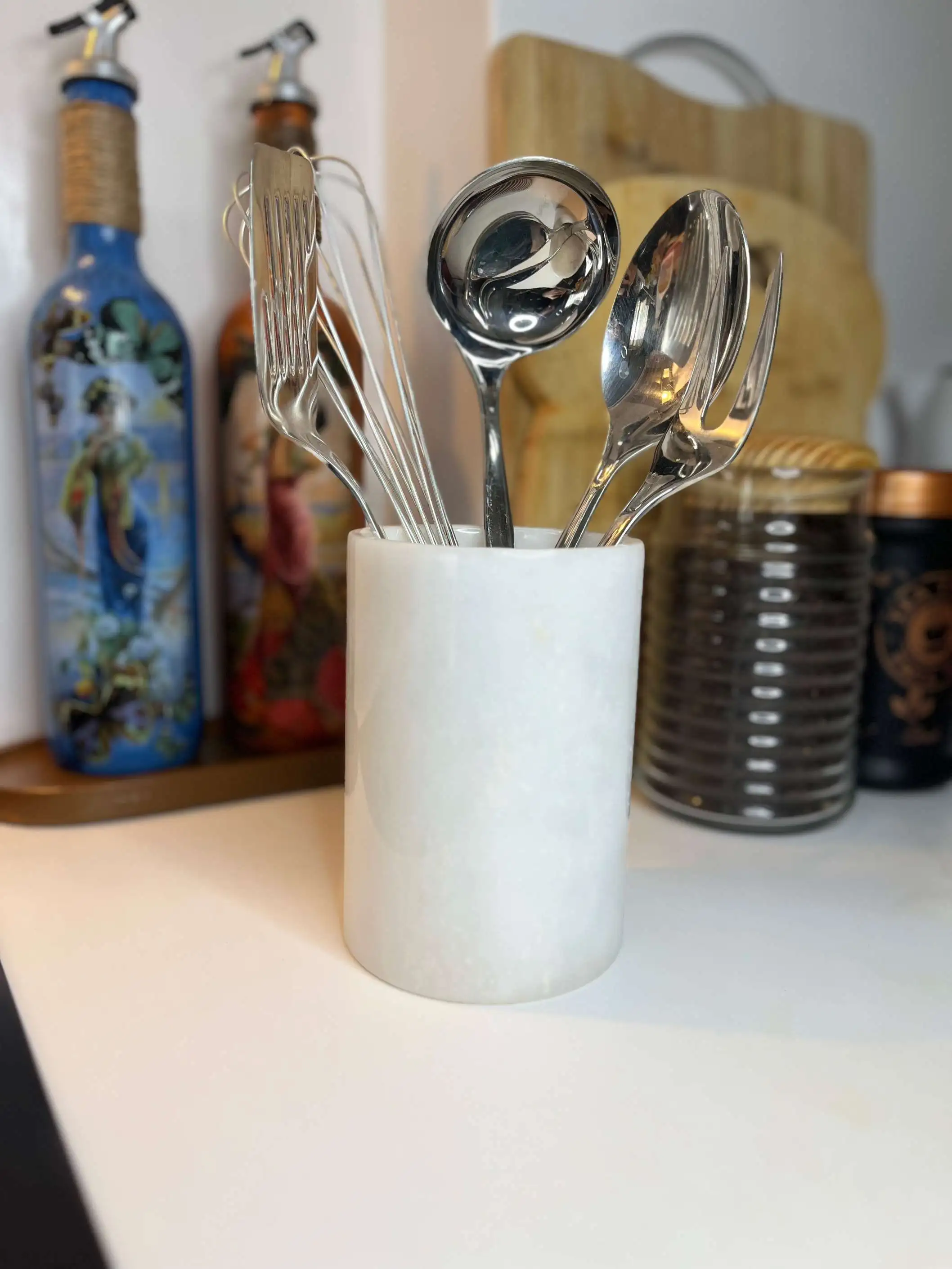Marble Utensil Holder