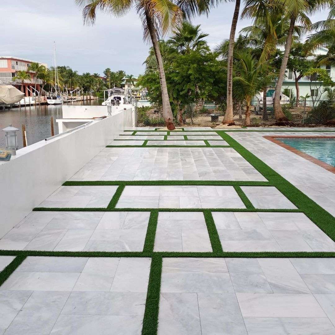 Outdoor Pavers - Snow Marble (Ibiza White)
