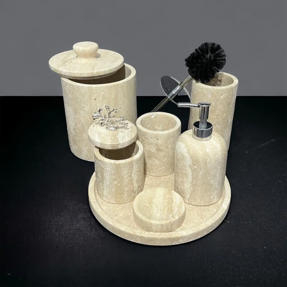 Travertine Bathroom Set-7