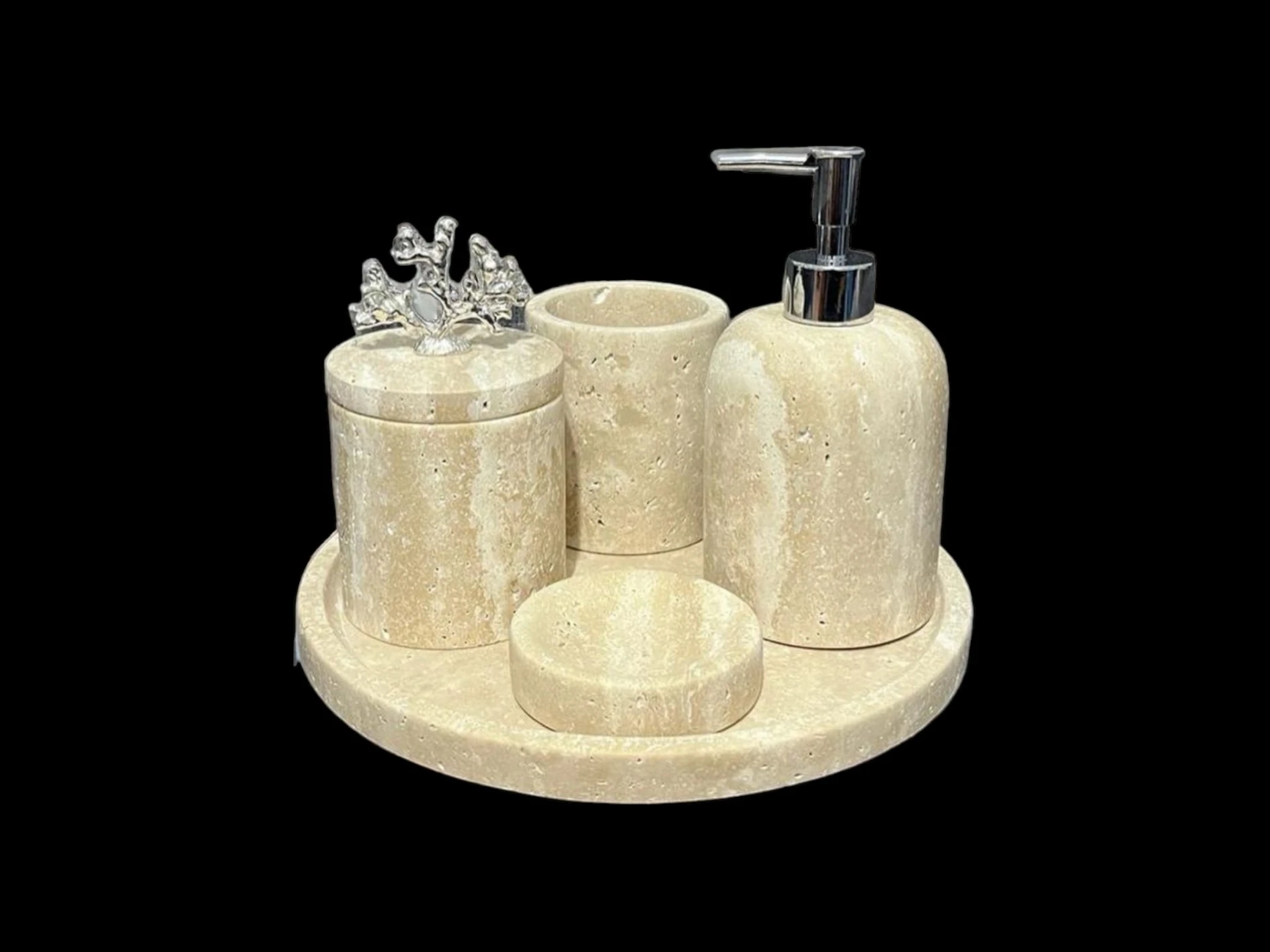 Travertine Bathroom Set-5
