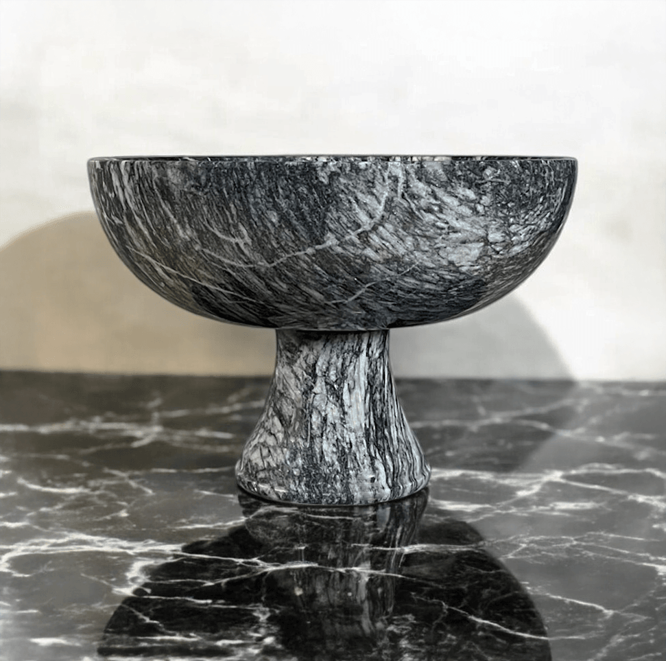 Marble Large Fruit Bowl & Large Decorative Bowl
