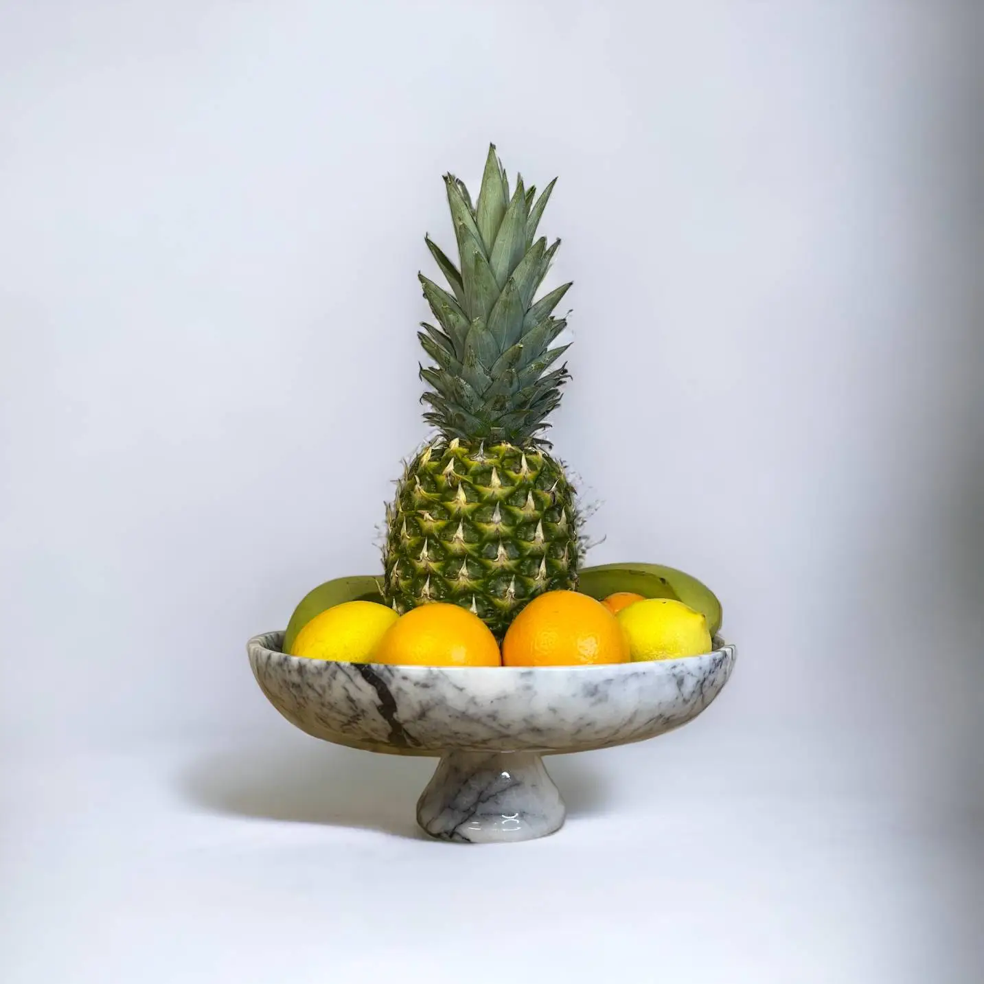 Lilac Marble Fruit Bowl