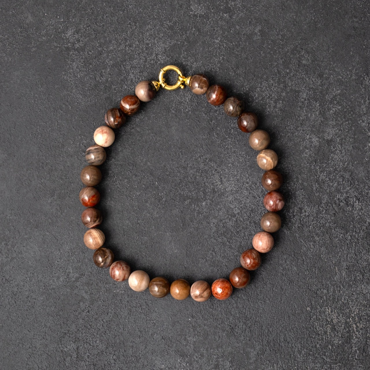 Wood Agate Kolye
