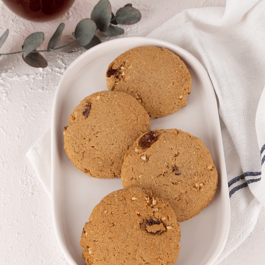 Fındıklı Üzümlü Siyez Kurabiyesi (Cookie) - 3 Adet