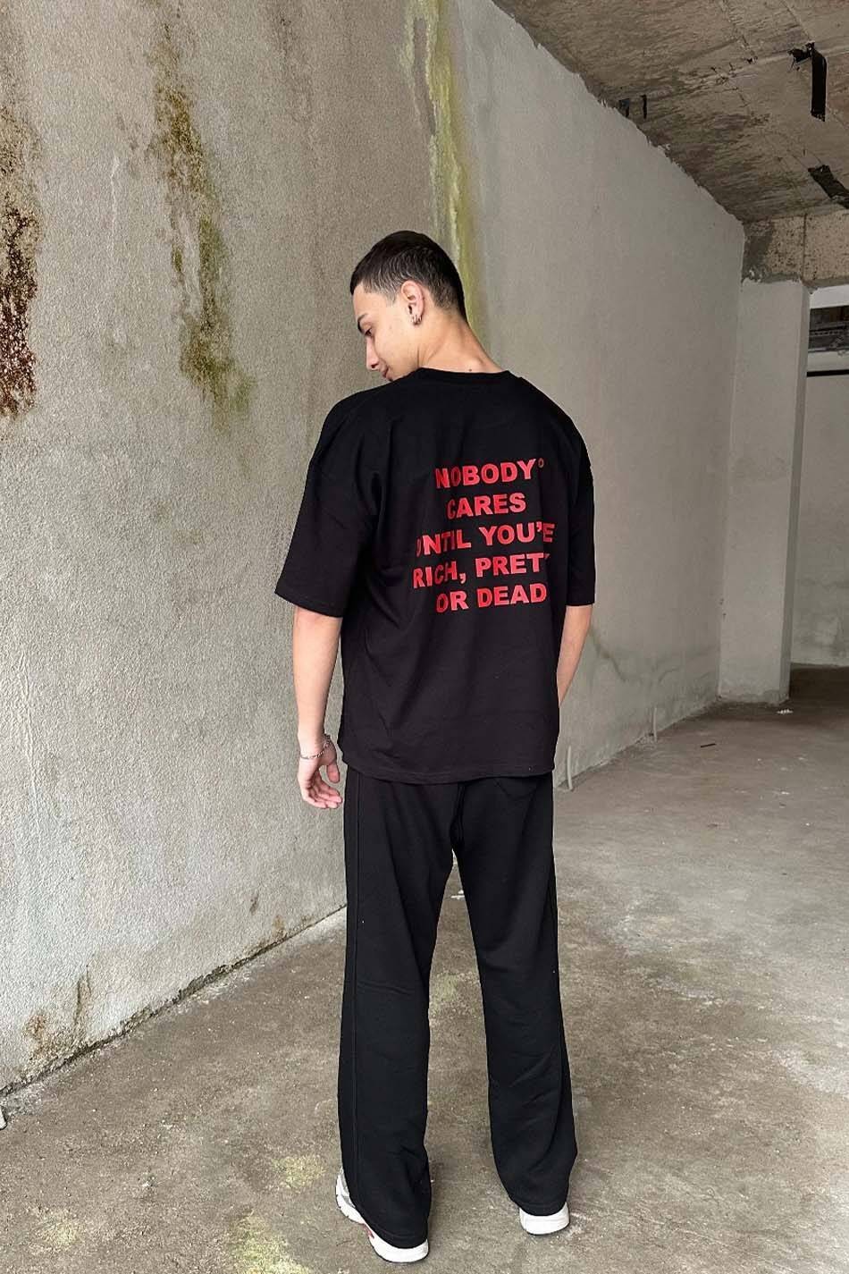  NOBODY CARES OVERSIZE T-SHIRT
