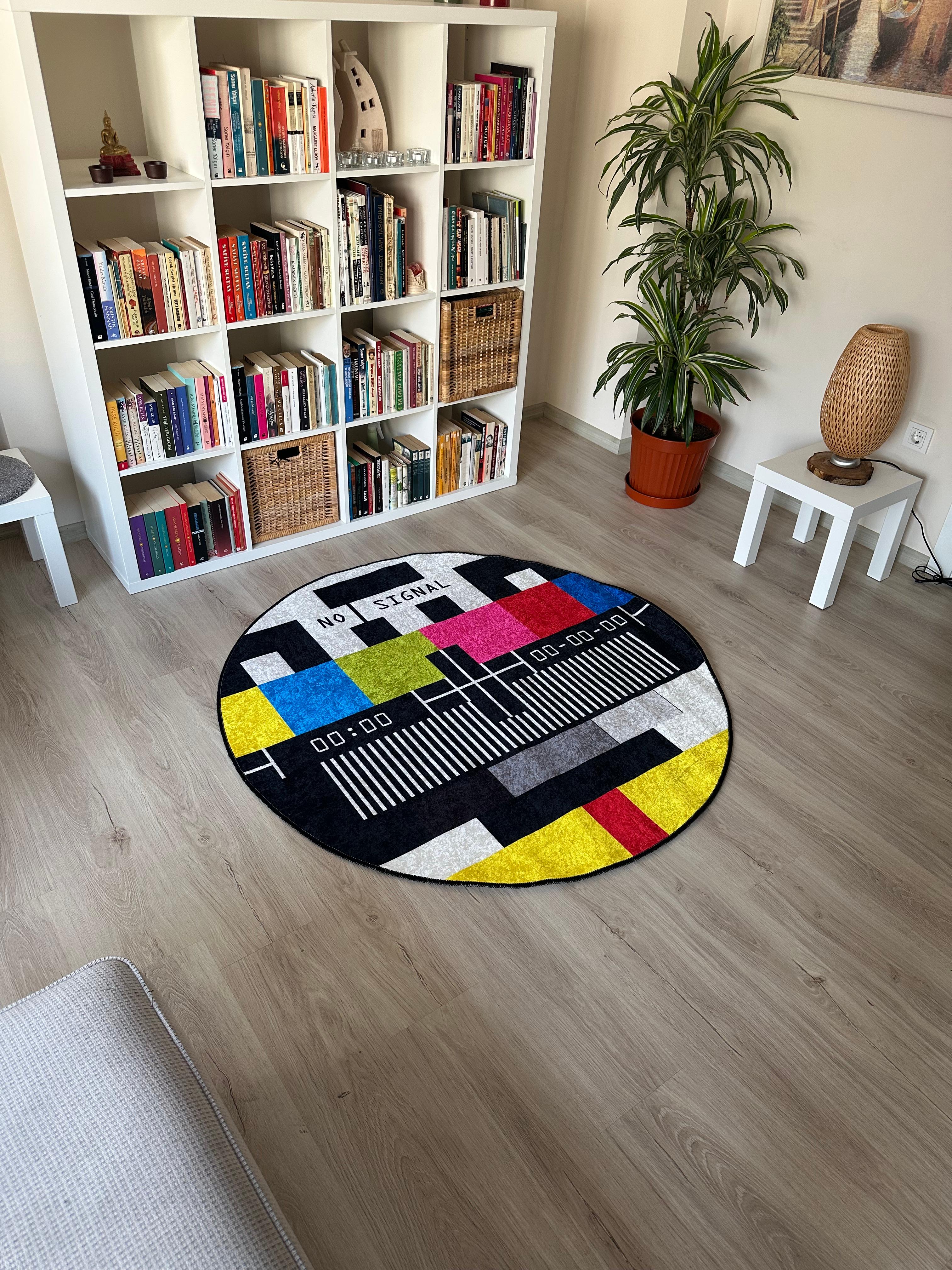 NO SIGNAL rug