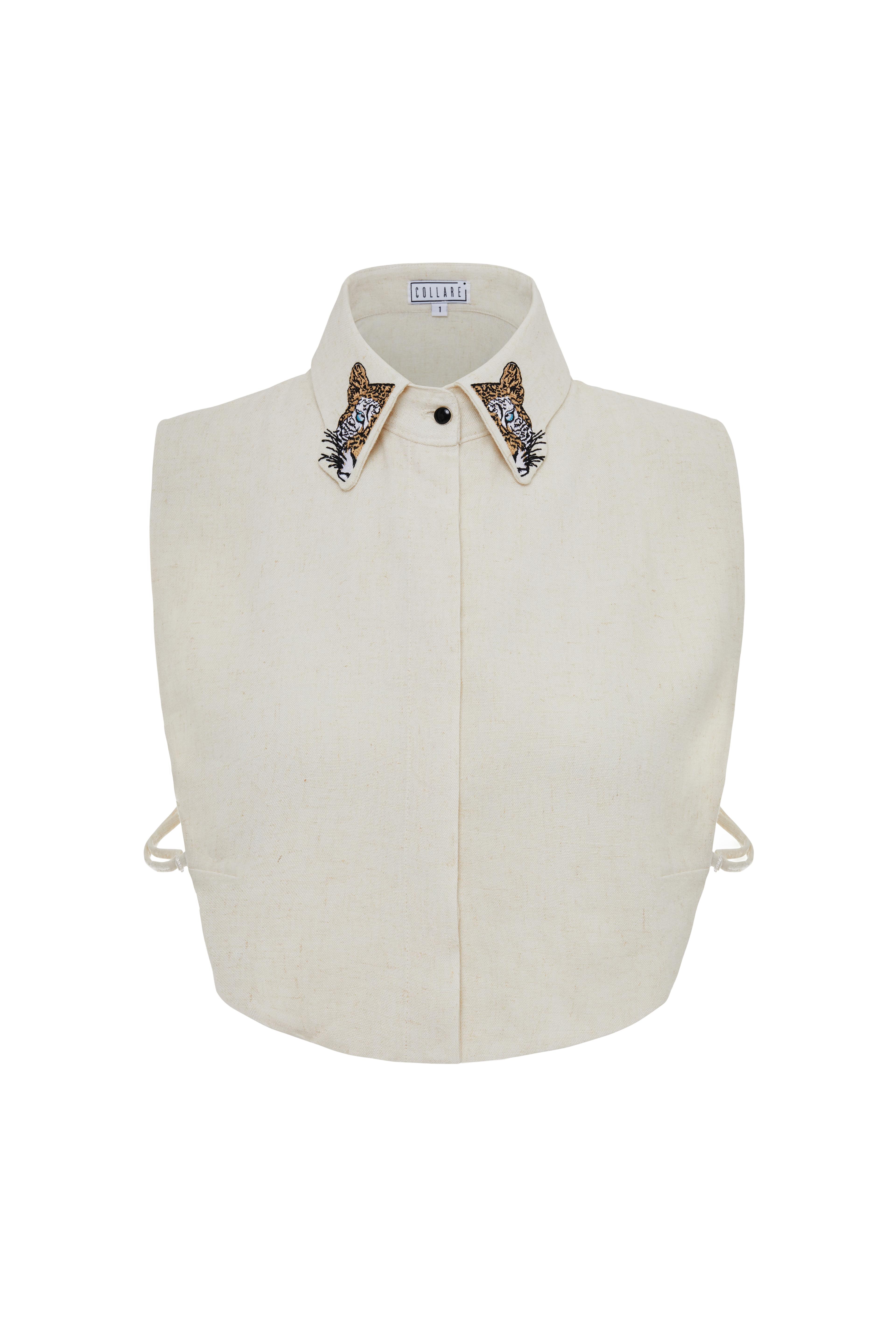 Leo Collar in Linen