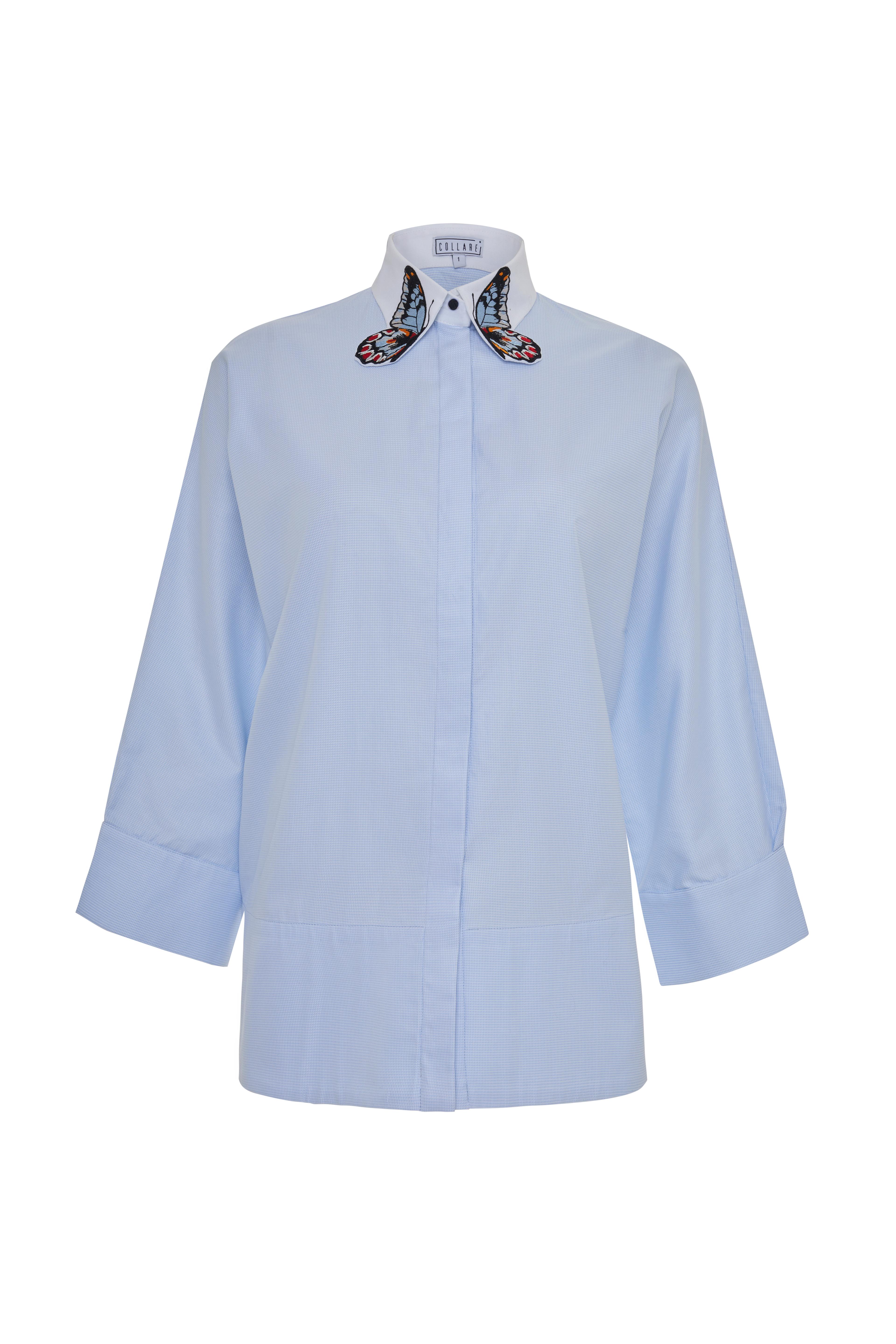 Bluseta Oversize Shirt in Classic Blue