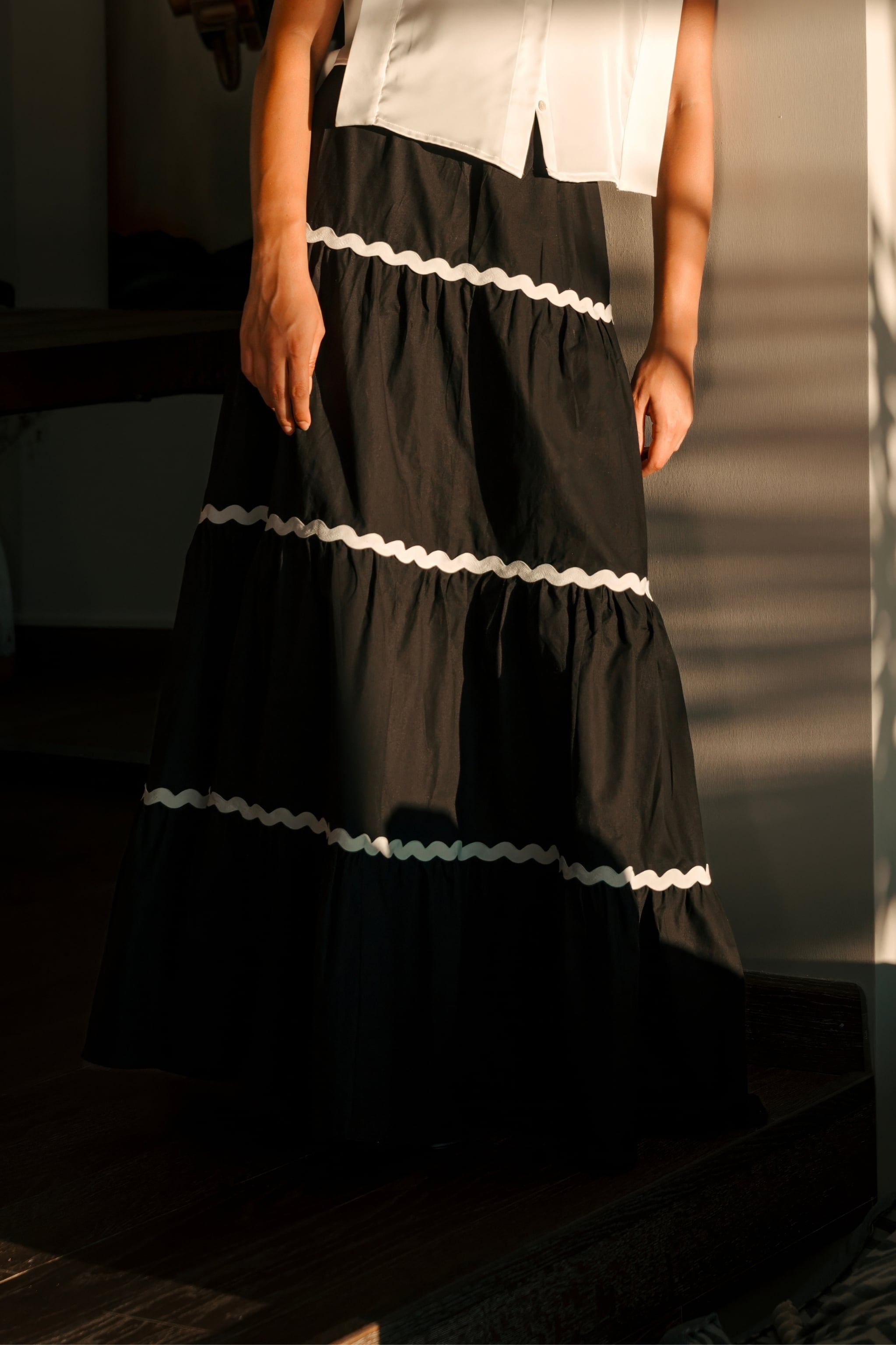 Maxi Etek Siyah