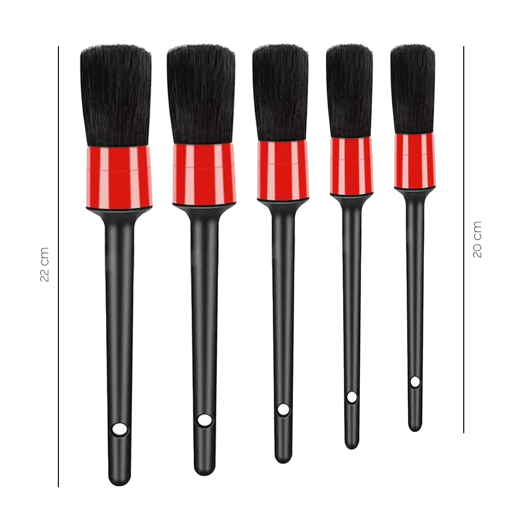 glosCar - Detail Brush no.3 │ Detaylı Temizlik Fırçası [ Hakiki Kıl ]