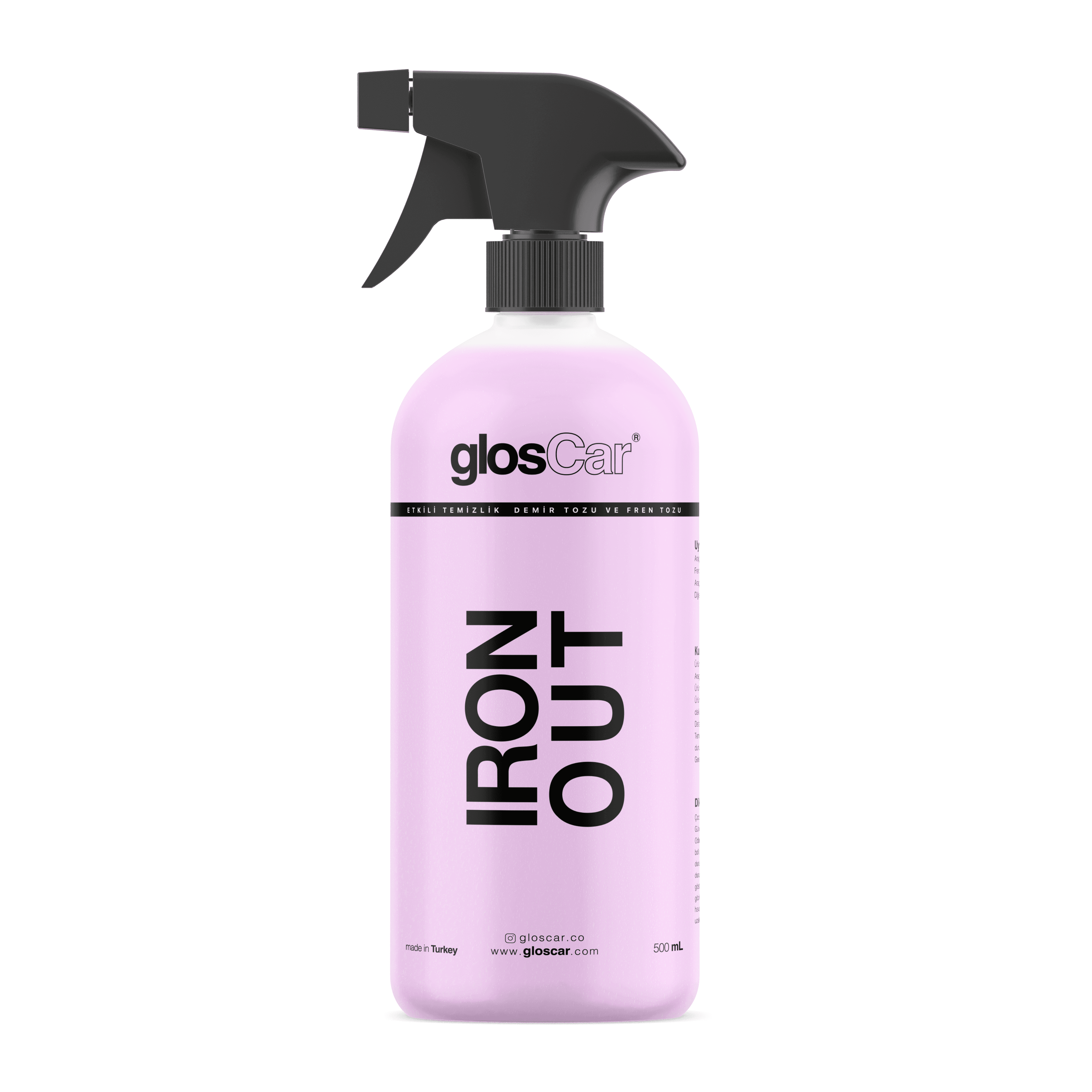 glosCar - Iron Out │ Demir Tozu Temizleyici İlaç 500mL