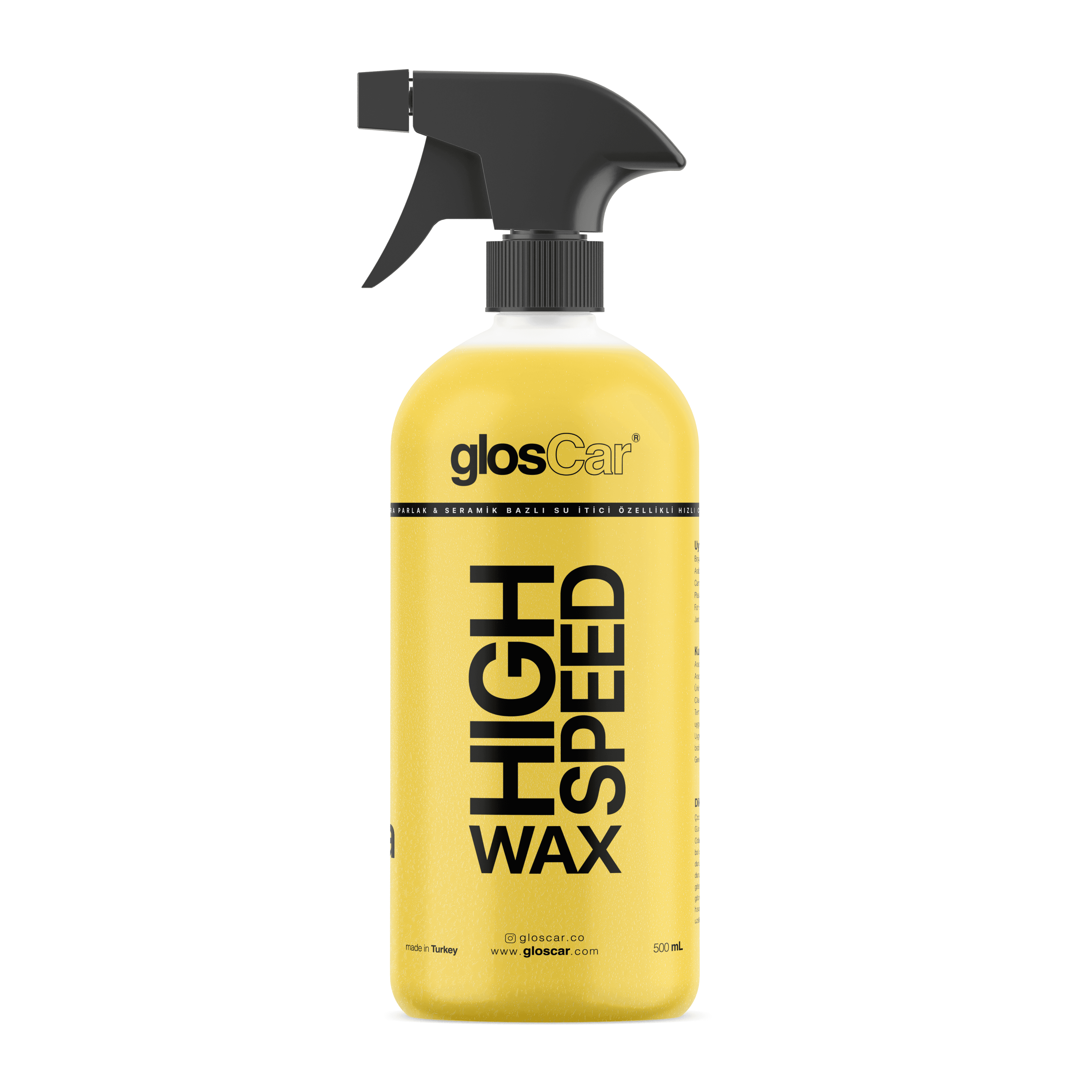 glosCar - High Speed Wax │ Seramik Bazlı Hızlı Cila 500mL