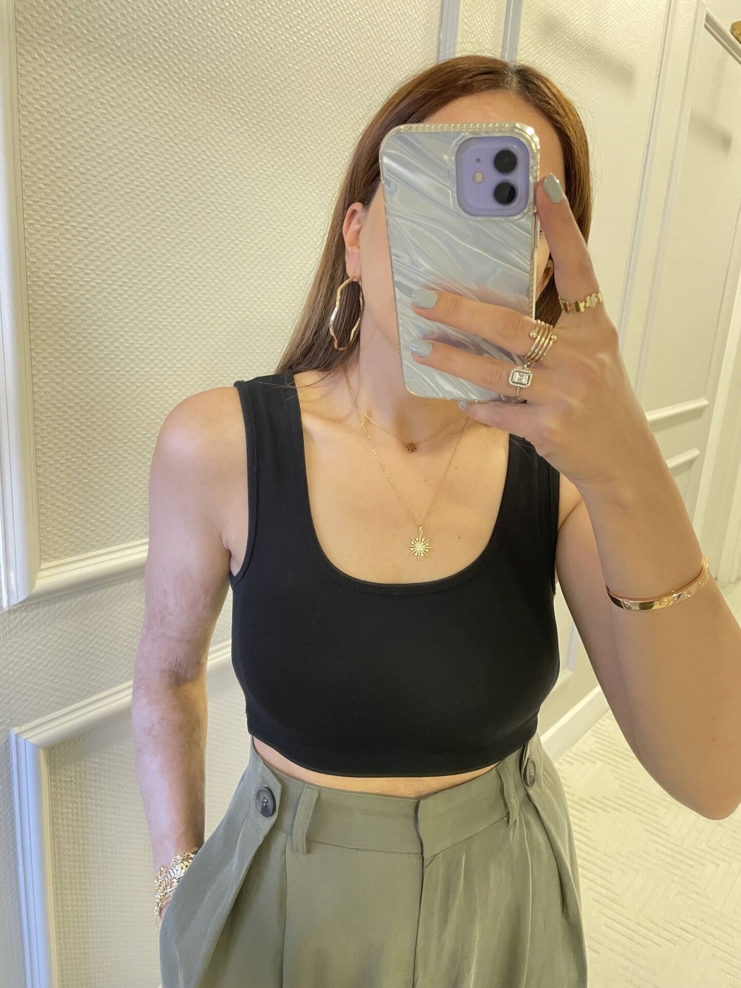 Oysho Crop Atlet - Siyah