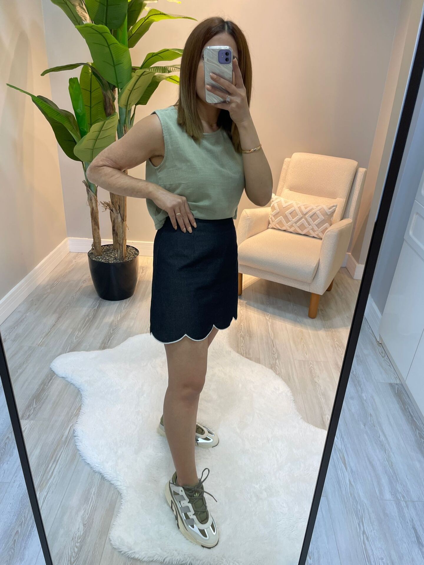 Linen Touch Kadın Yazlık Keten Kolsuz Bluz