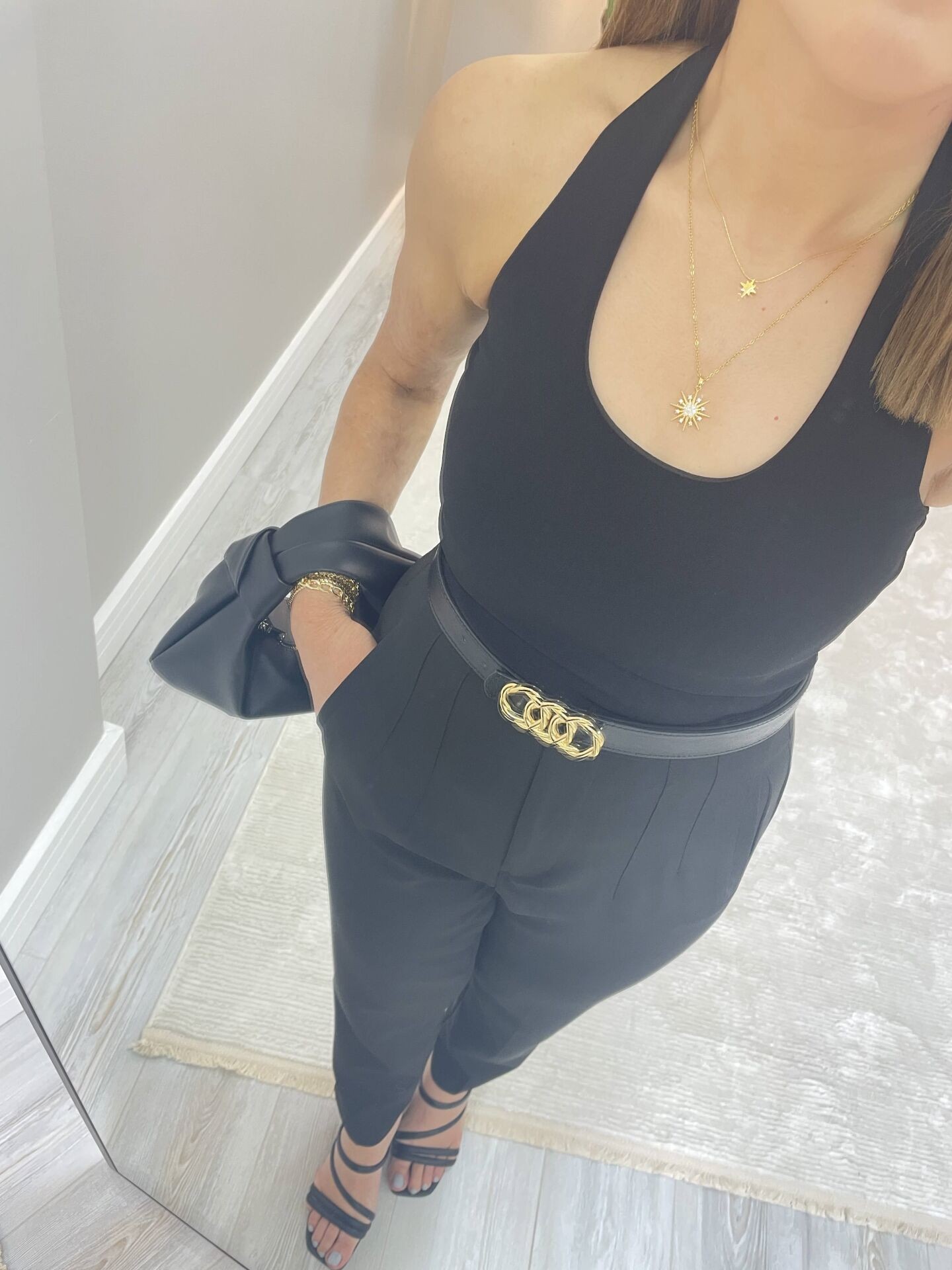 Antorium Halter Yaka Bluz