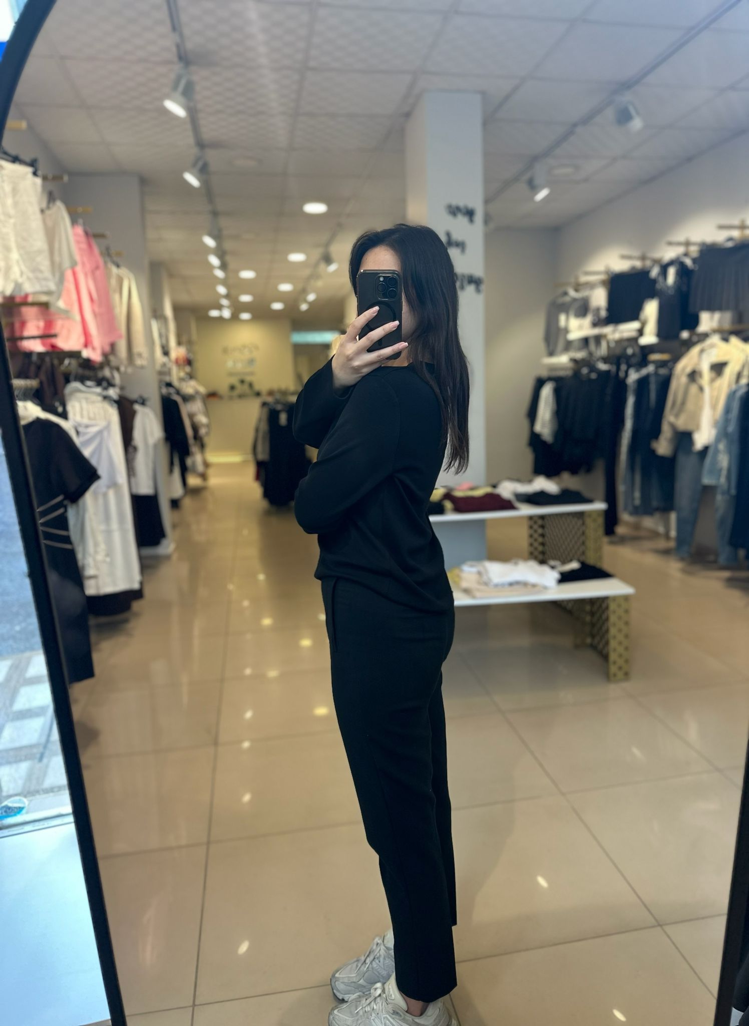 Basic Siyah Sweatshirt