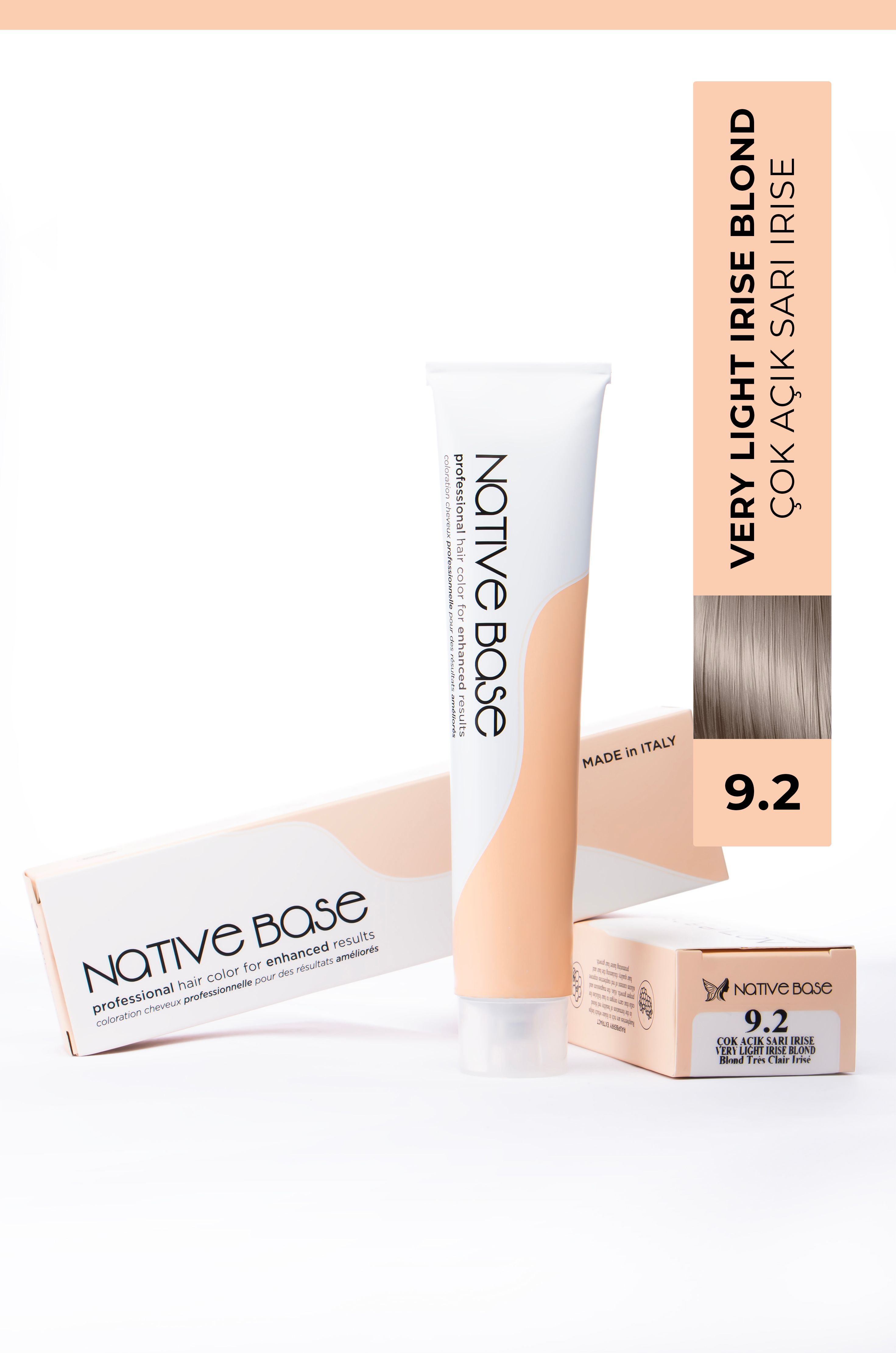 SAÇ BOYASI 9.2 ÇOK AÇIK SARI İRİSE 100 ML