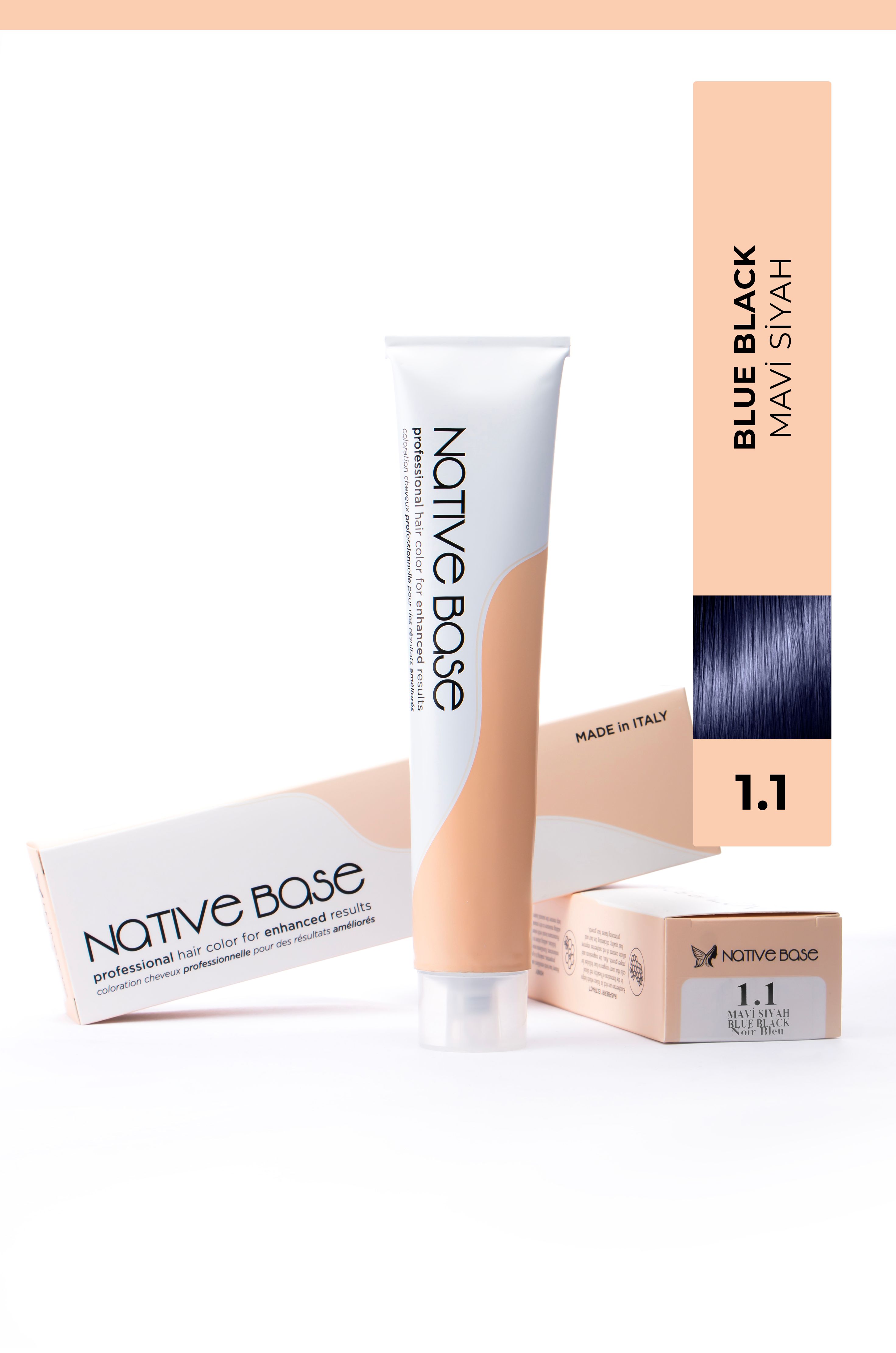 SAÇ BOYASI 1.1 MAVİ SİYAH 100 ML
