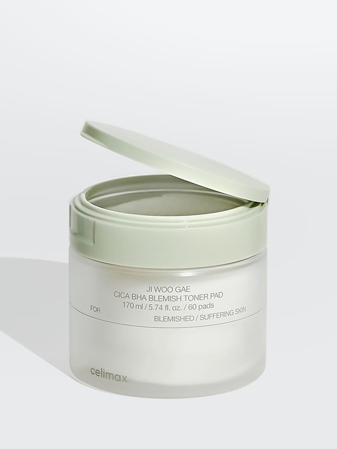 CELIMAX Ji Woo Gae Cica BHA Blemish Toner Pad