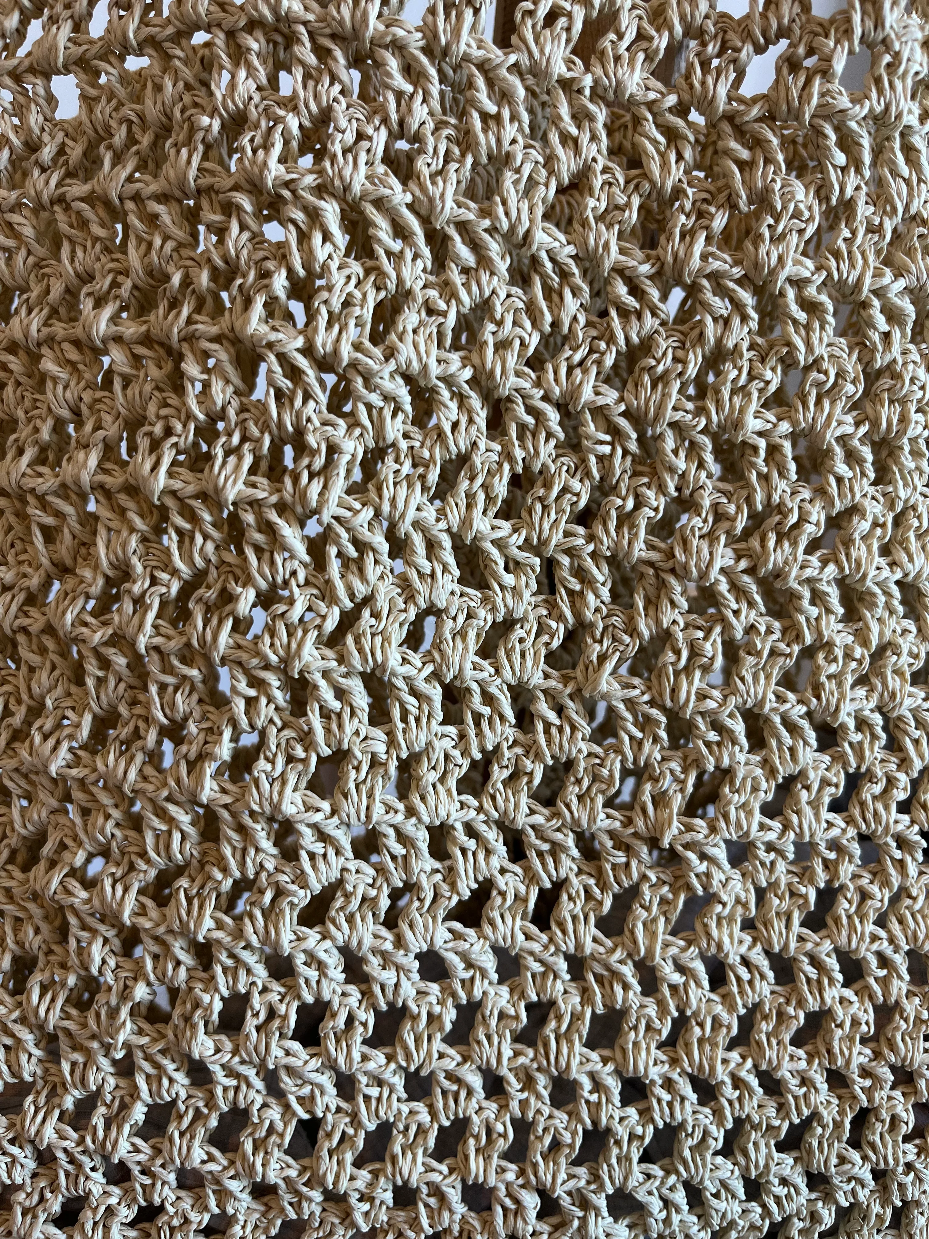 Hasır El Örmesi Çanta