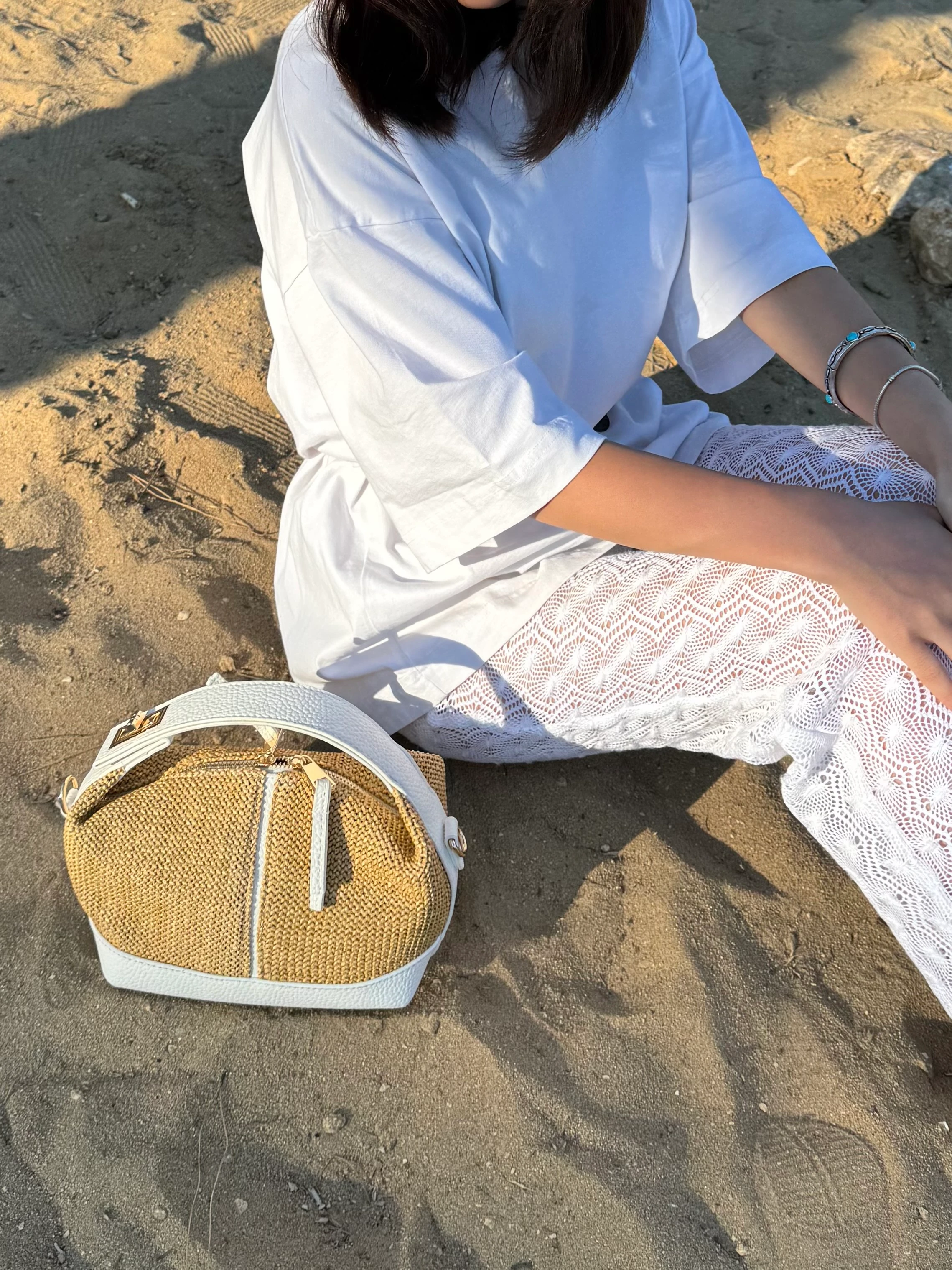 Dokulu El Çantası Hasır