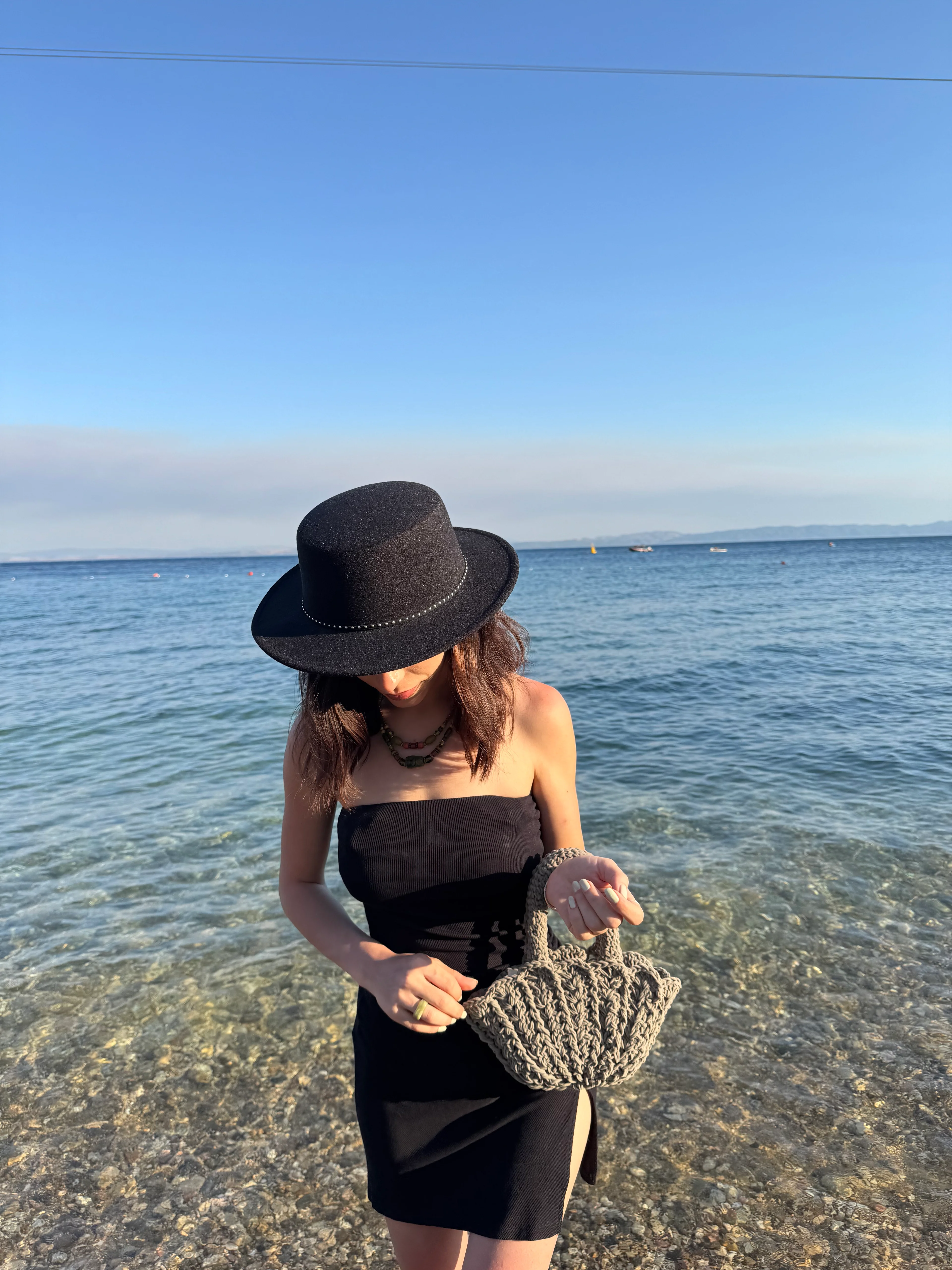 Mini İstiridye Yazlık El Çantası 