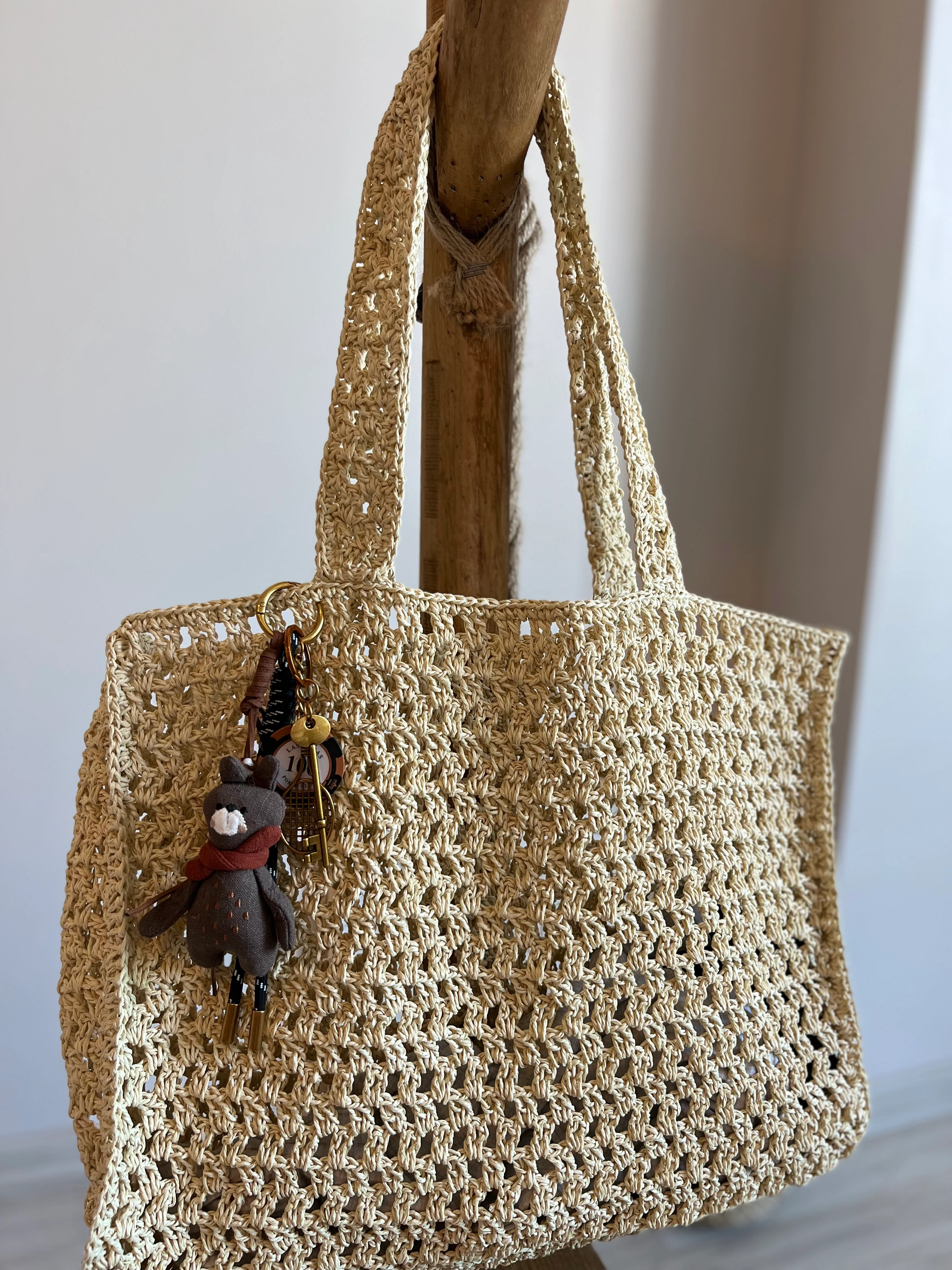 Hasır El Örmesi Çanta