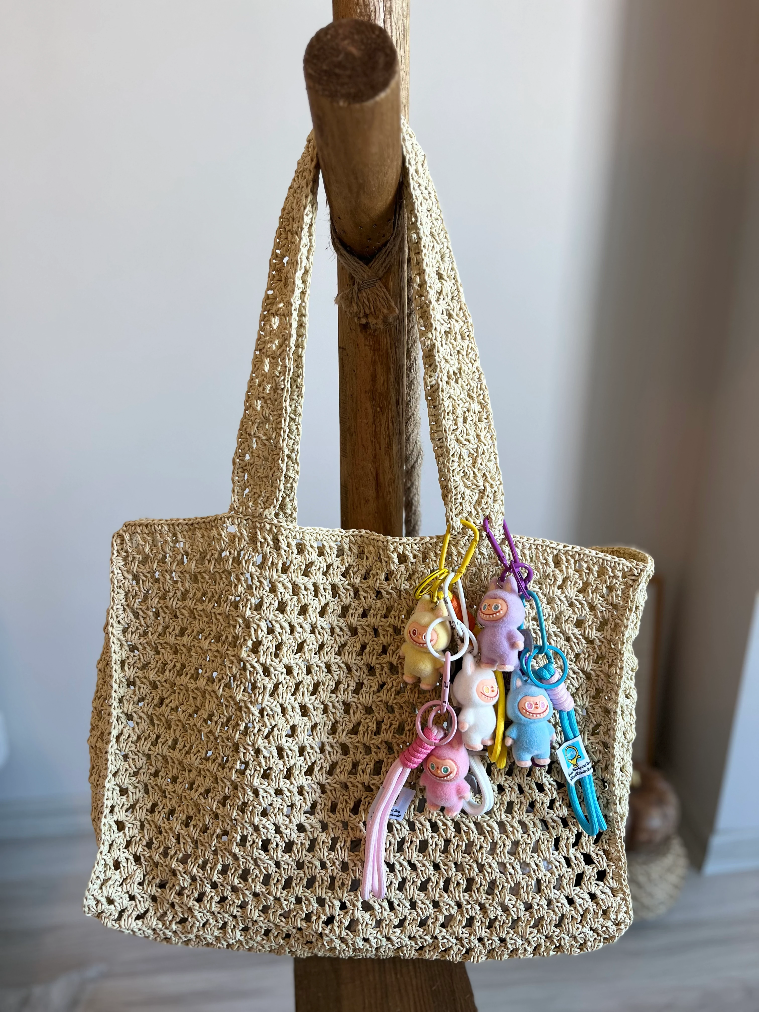 Hasır El Örmesi Çanta