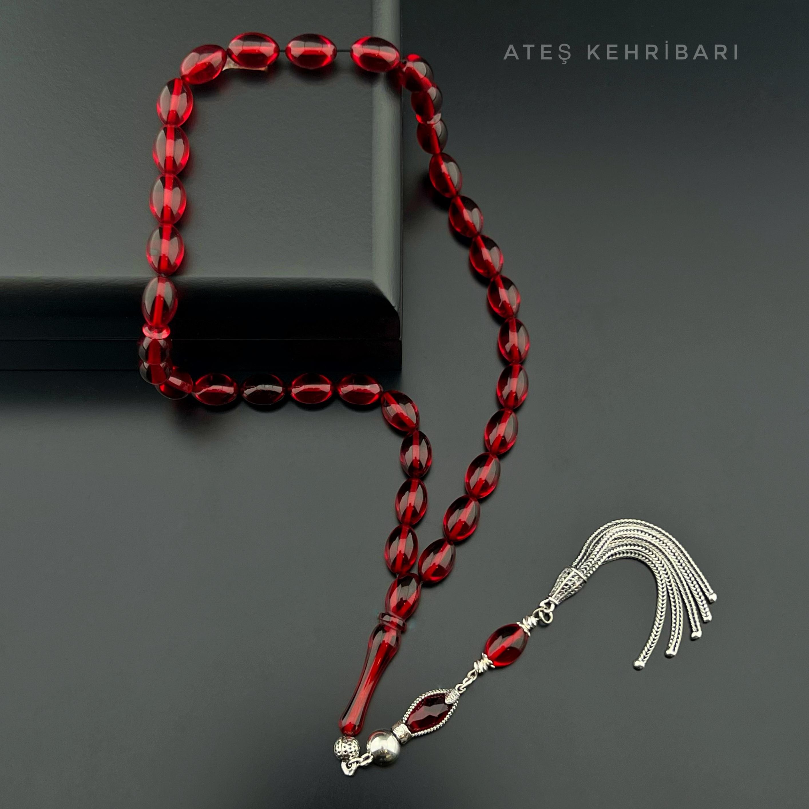Kırmızı Ateş Kehribarı 