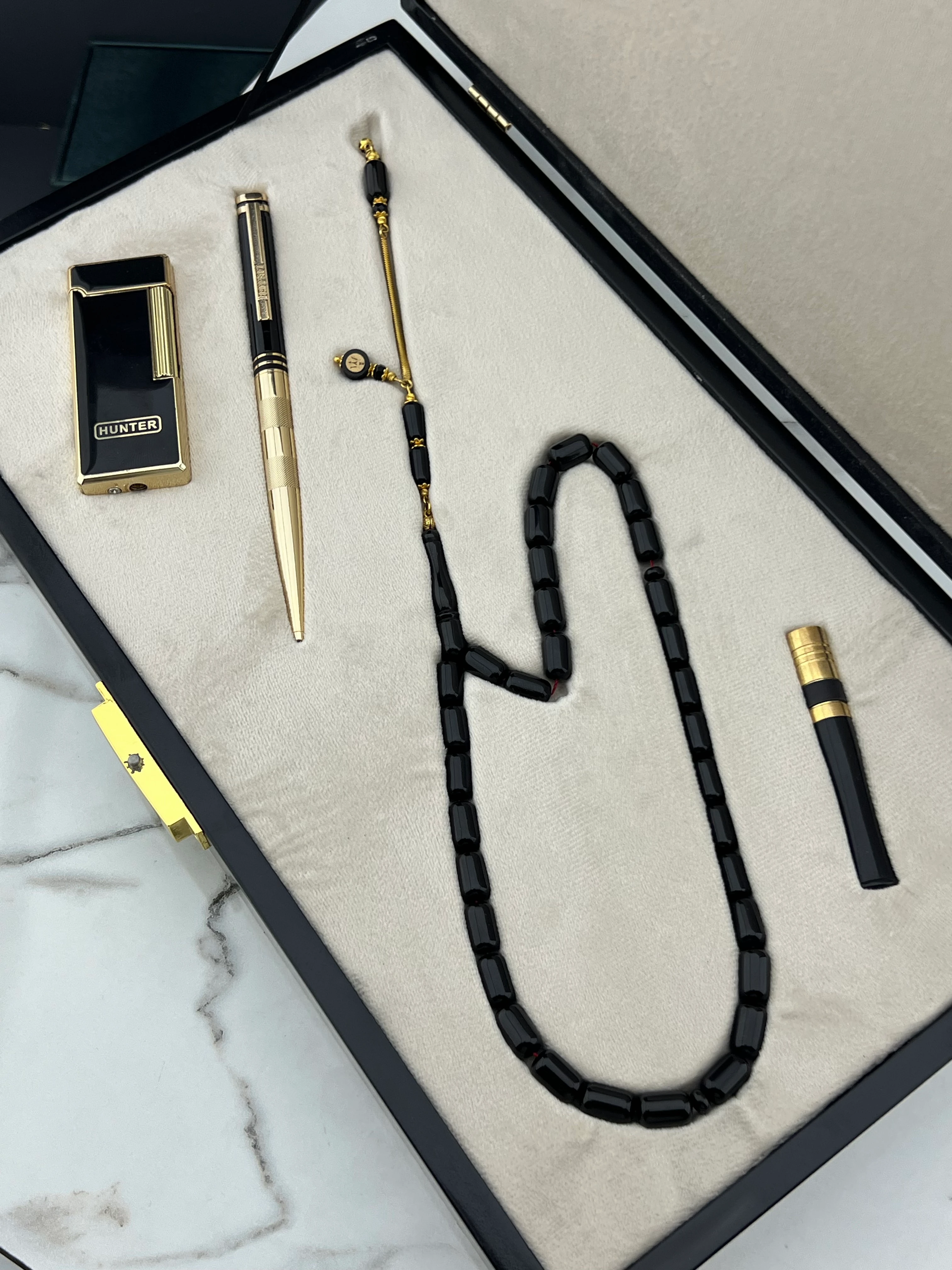 Özel Tasarım Erzurum Oltu Taşı Seti